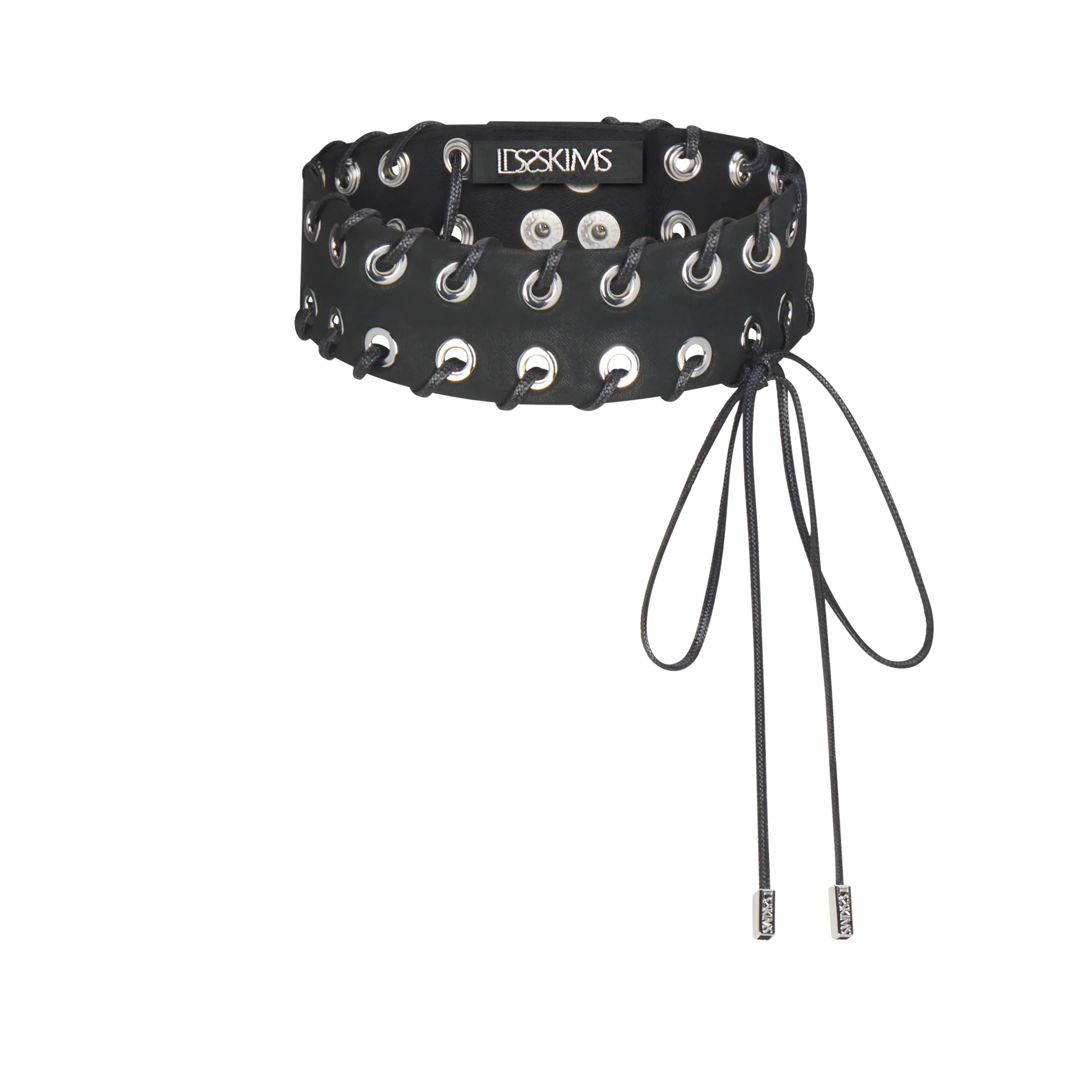 LUDOVIC DE SAINT SERNIN X SKIMS WAXED COTTON CHOKER | ONYX