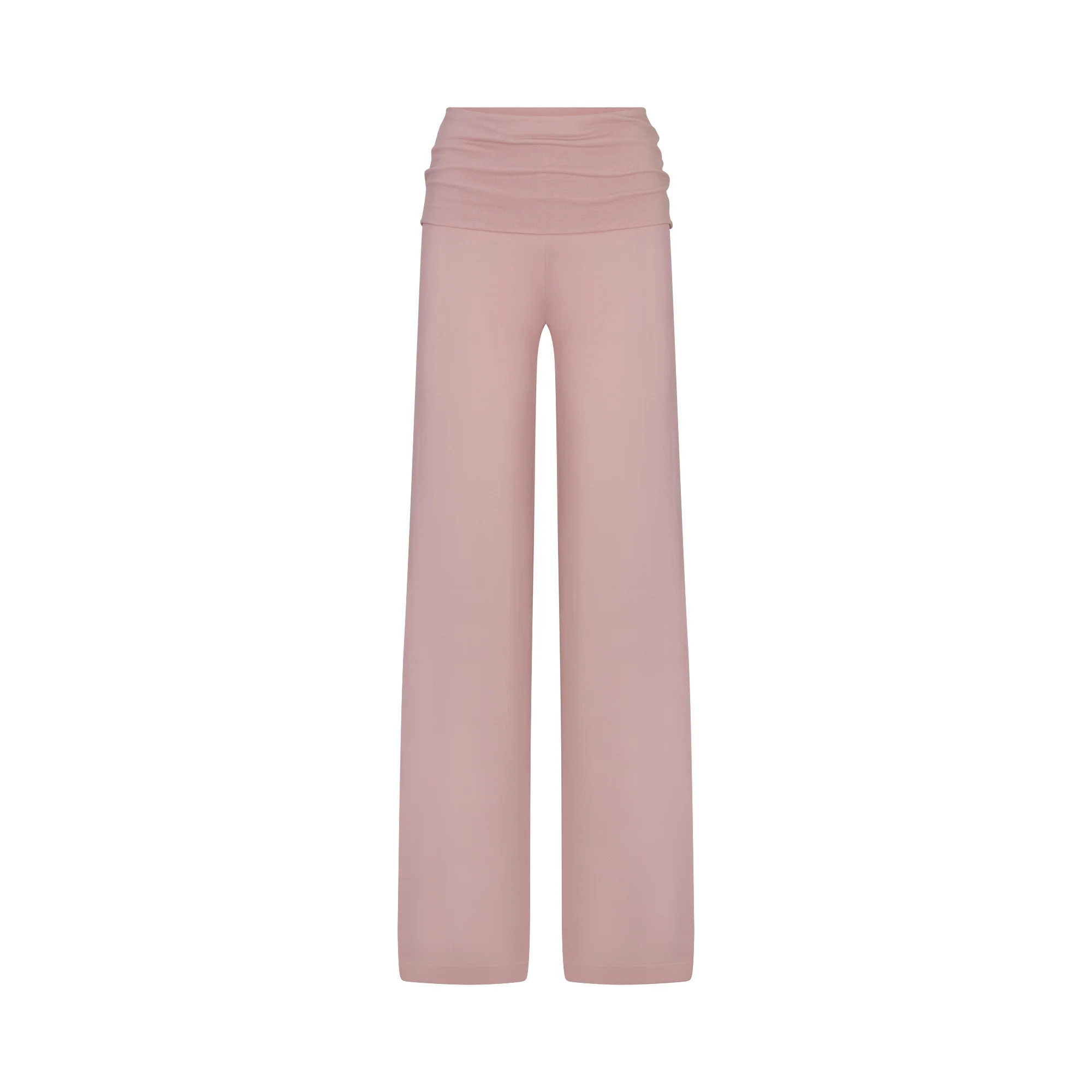 NikeSKIMS STRETCH KNIT FOLDOVER WIDE LEG PANT | HIMALAYAN