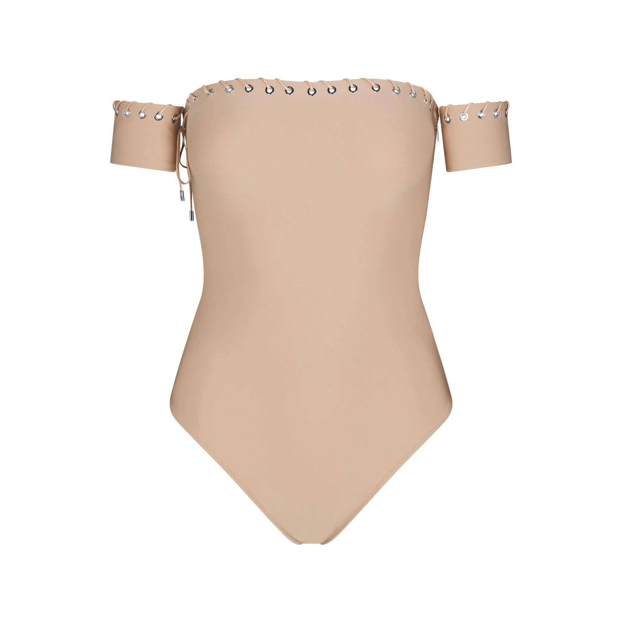 LUDOVIC DE SAINT SERNIN X SKIMS SKIMS BODY STRAPLESS BODYSUIT | CLAY