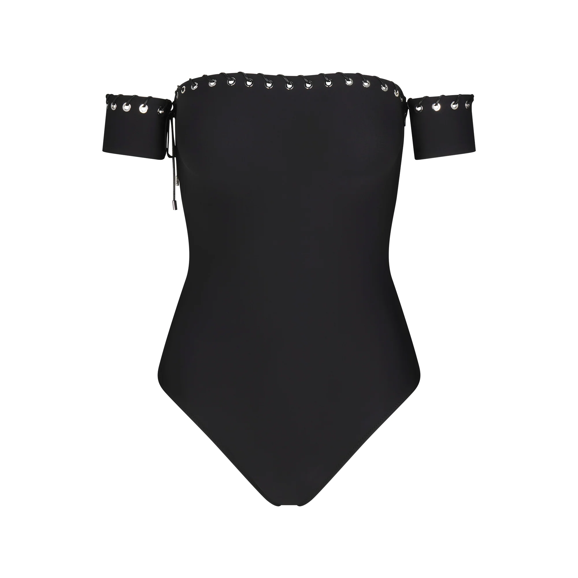 LUDOVIC DE SAINT SERNIN X SKIMS SKIMS BODY STRAPLESS BODYSUIT | ONYX
