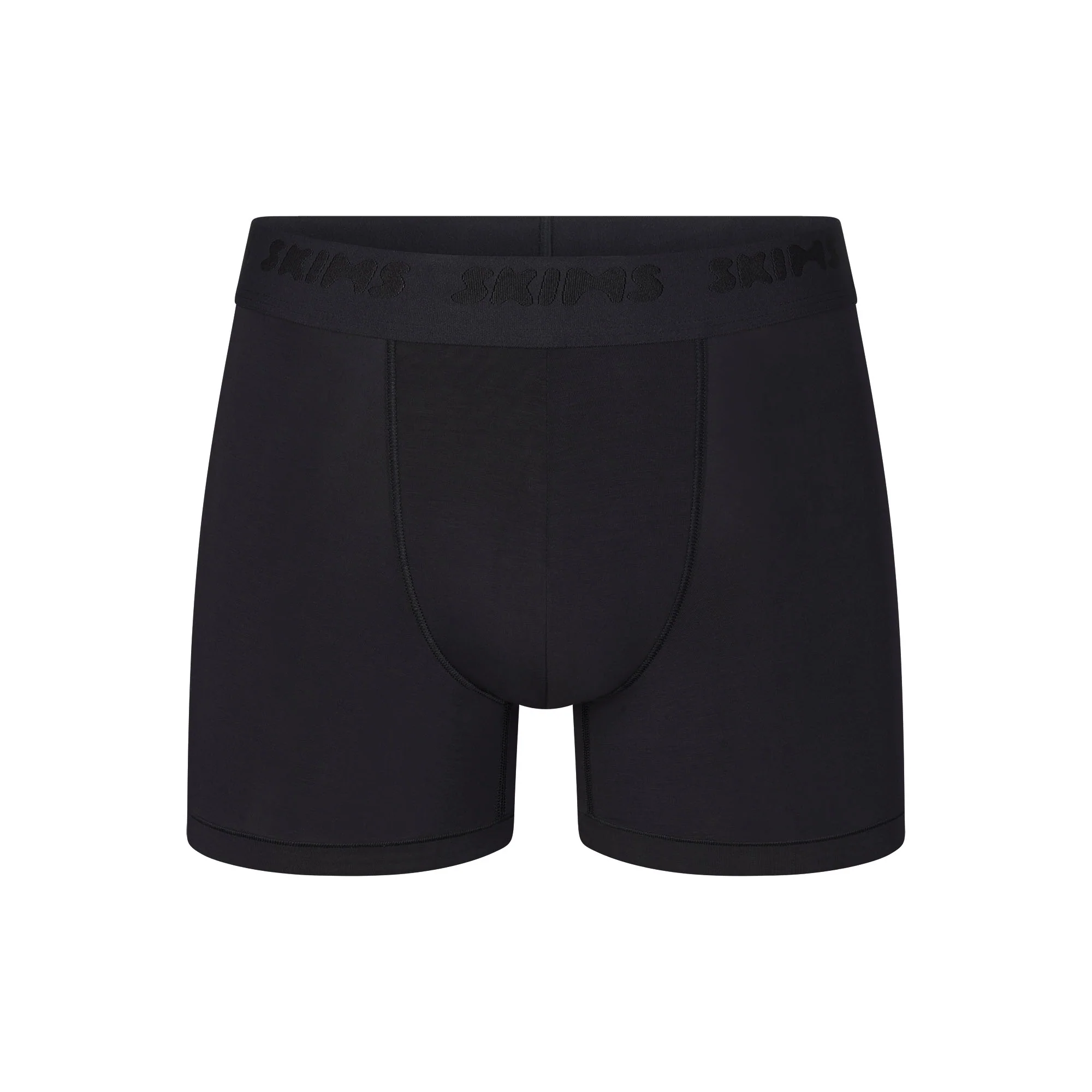 SKIMS STRETCH MENS 3" BOXER BRIEF | OBSIDIAN