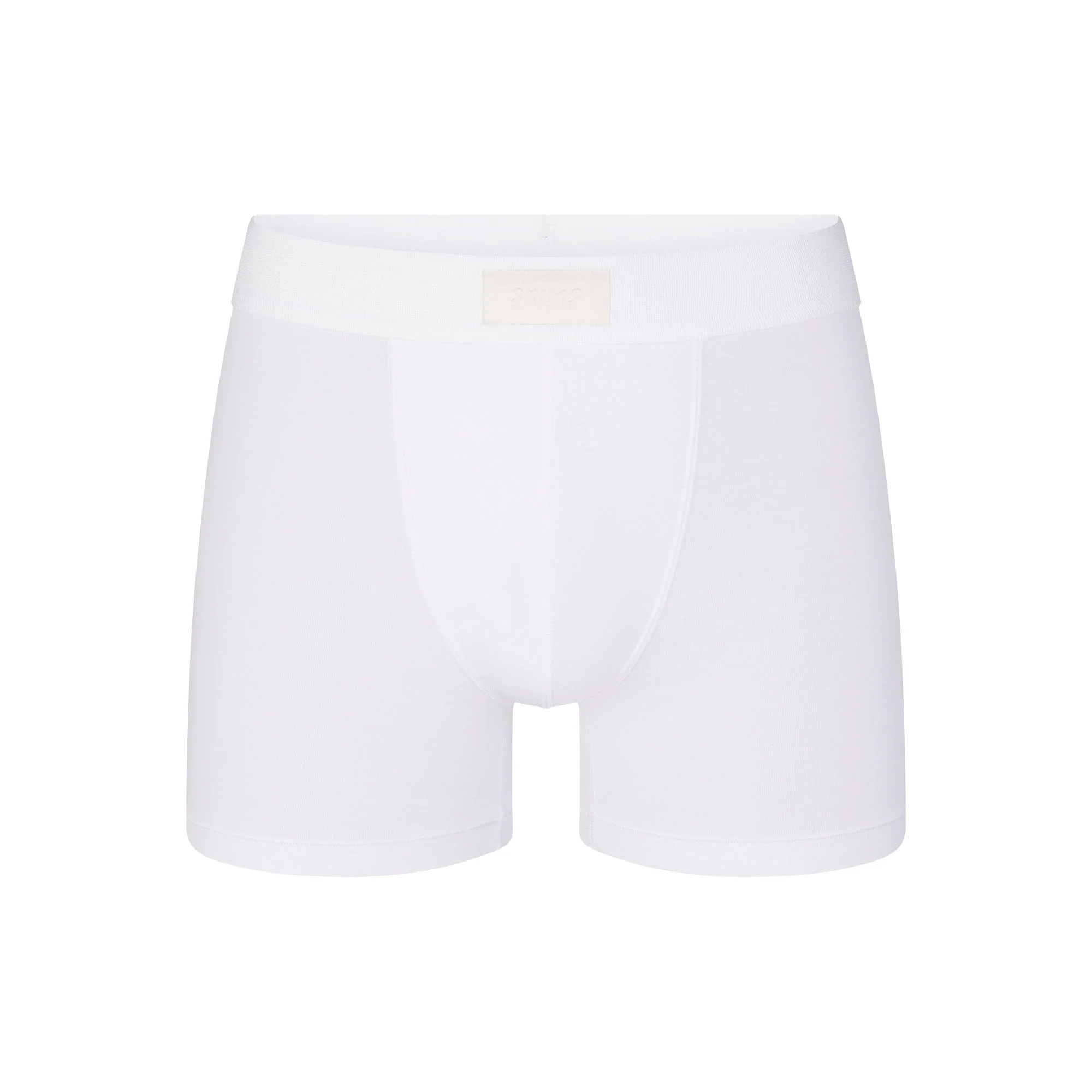 SKIMS COTTON MENS 3" BOXER BRIEF | CHALK