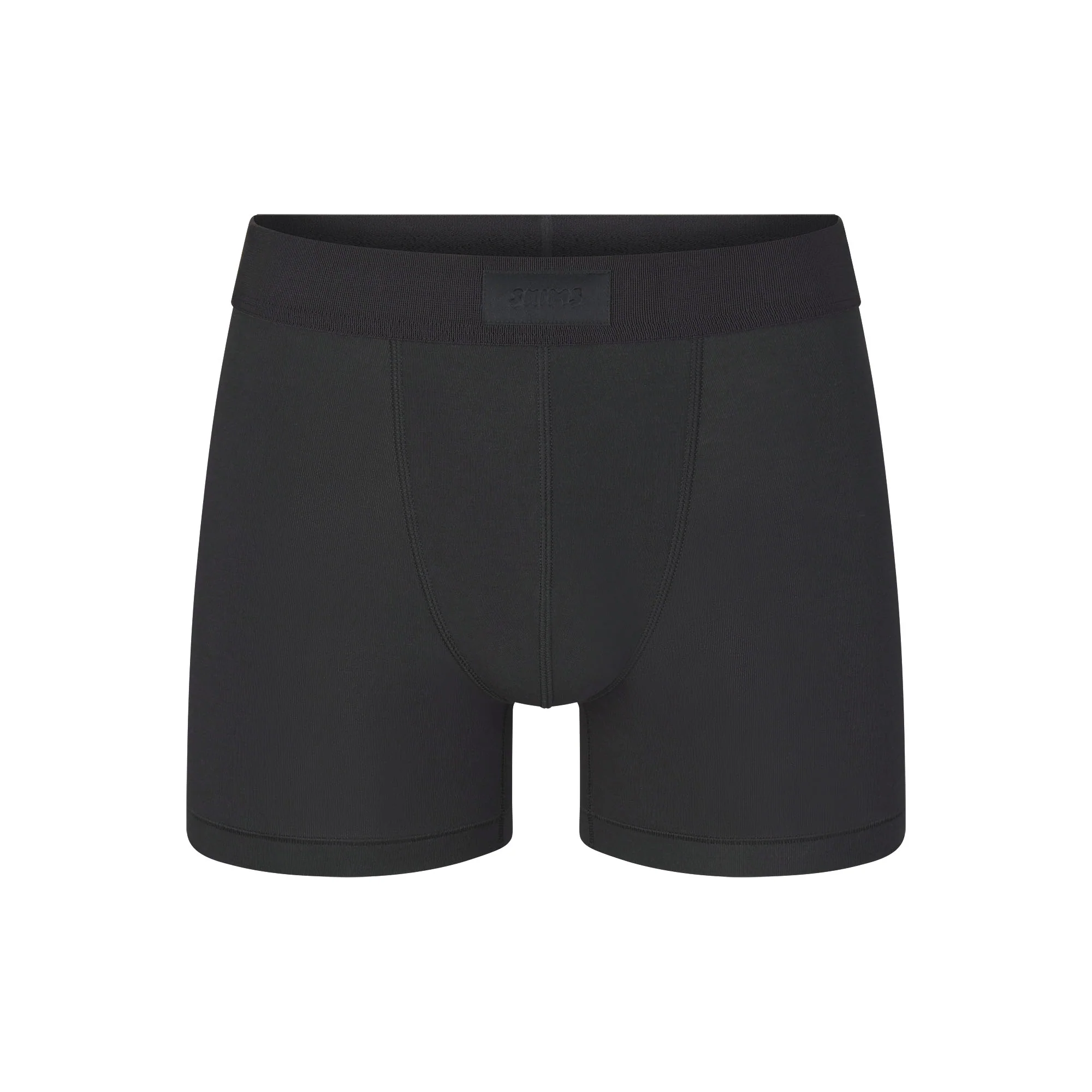 SKIMS COTTON MENS 3" BOXER BRIEF | ONYX