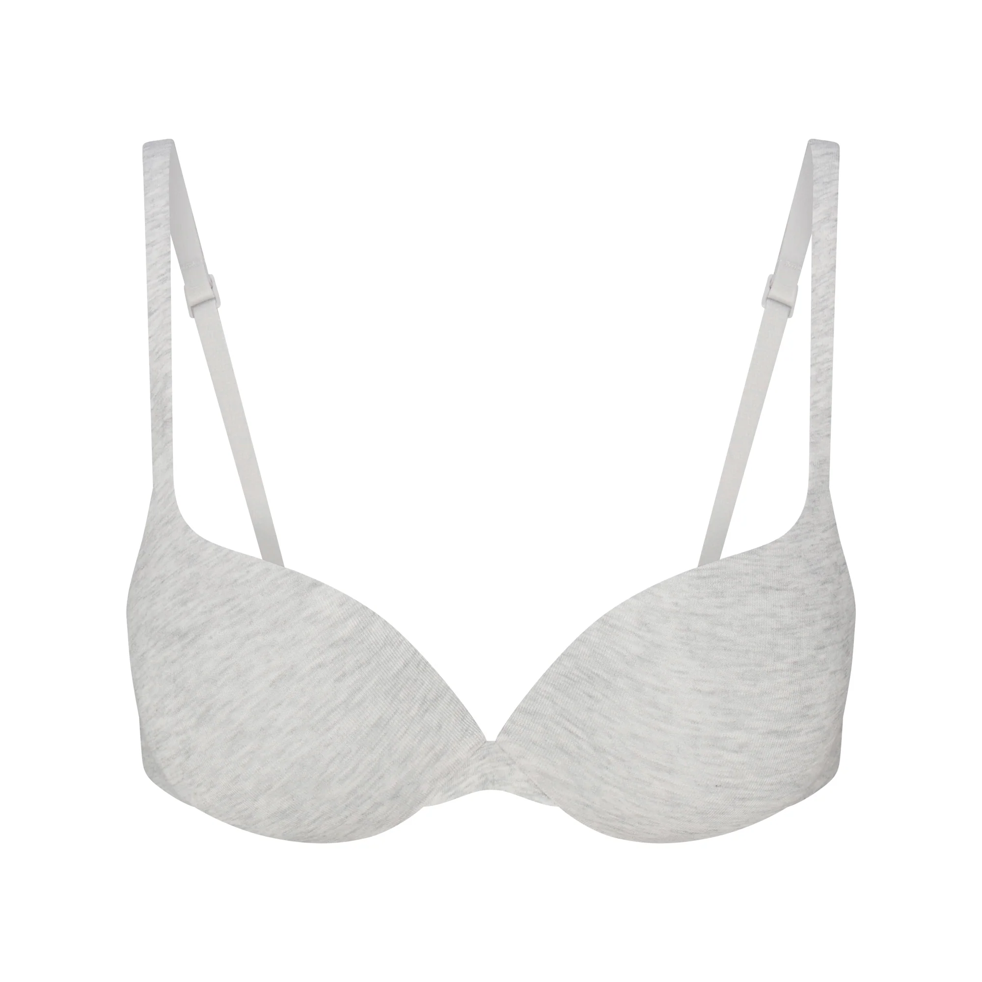 EVERYDAY COTTON ULTIMATE TEARDROP PUSH-UP BRA | LIGHT HEATHER GREY