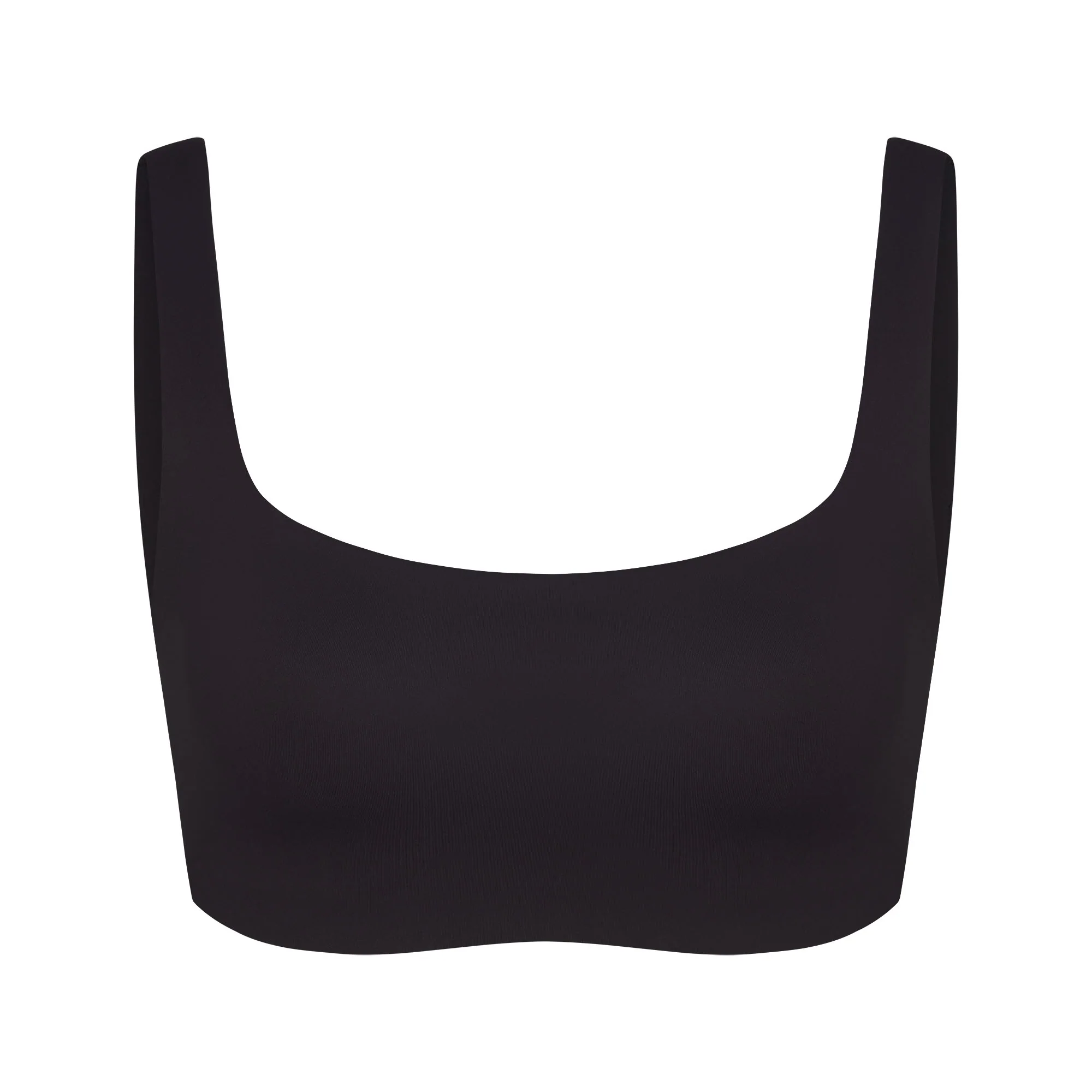 NikeSKIMS MATTE SCOOP NECK BRA | OBSIDIAN
