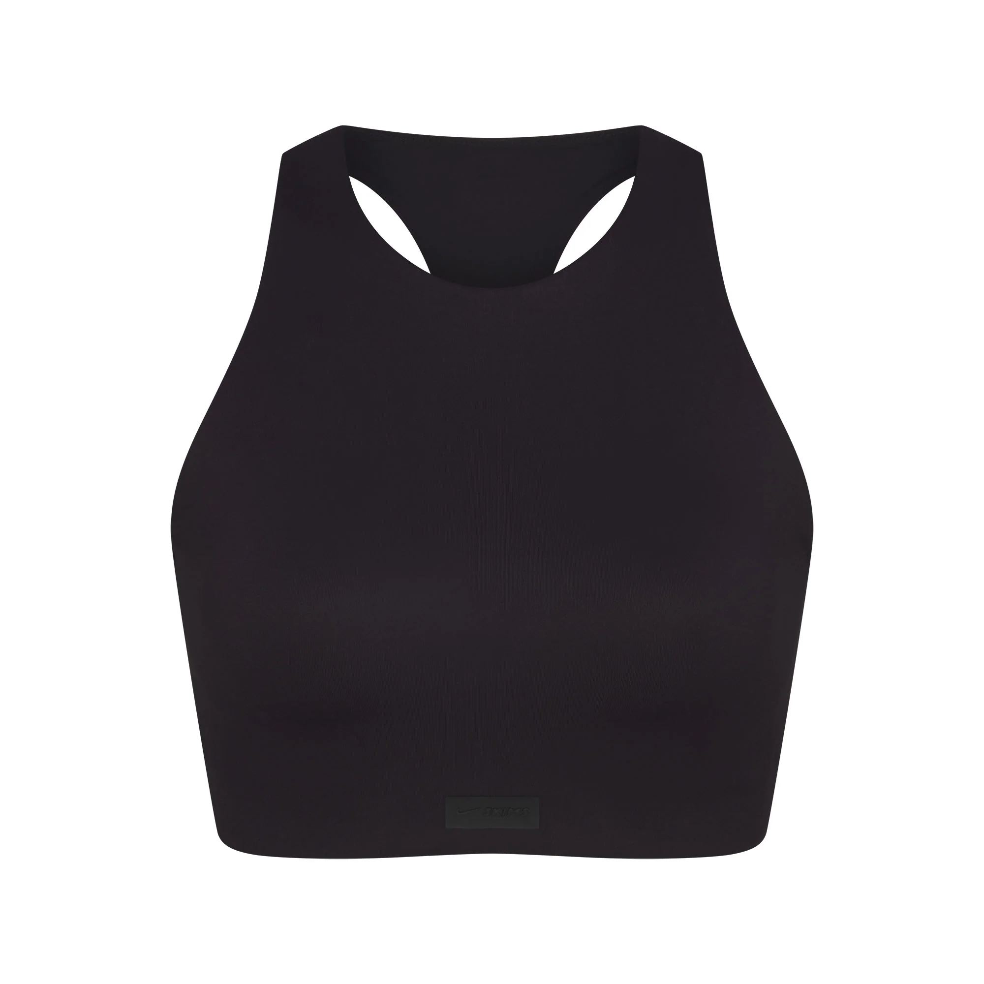 NikeSKIMS MATTE HIGH NECK BRA | OBSIDIAN