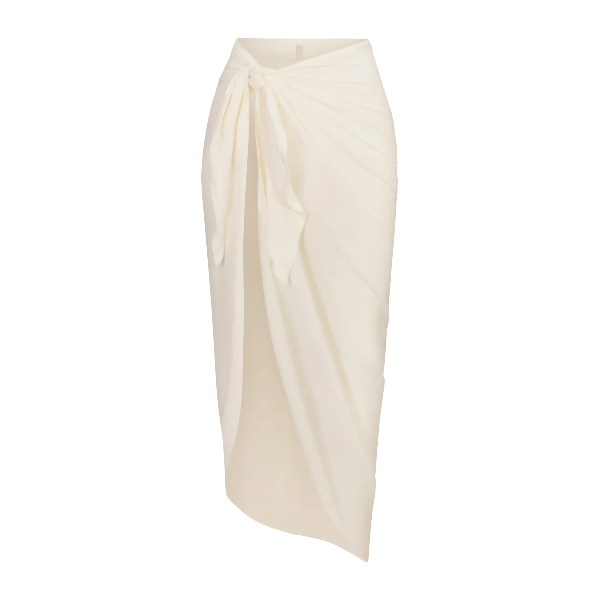 SWIM COVER-UPS COTTON TIE SARONG | EGRET