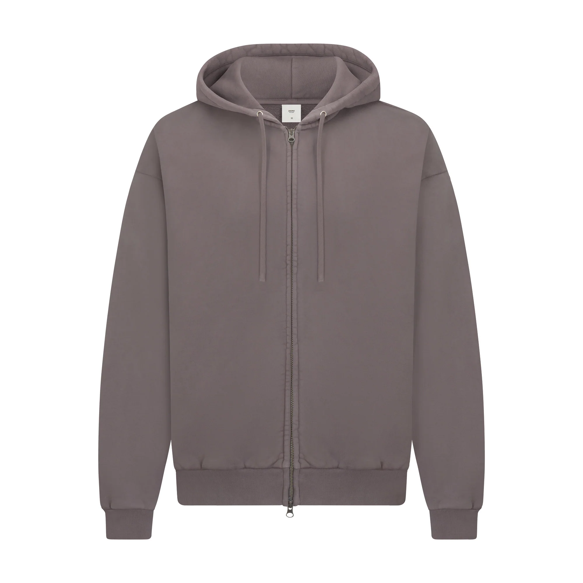HEAVYWEIGHT FLEECE MENS ZIP UP HOODIE | STERLING