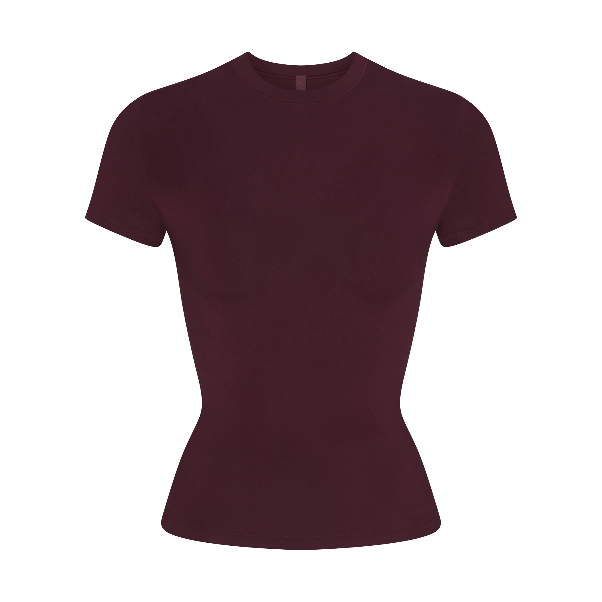 COTTON JERSEY T-SHIRT | CURRANT