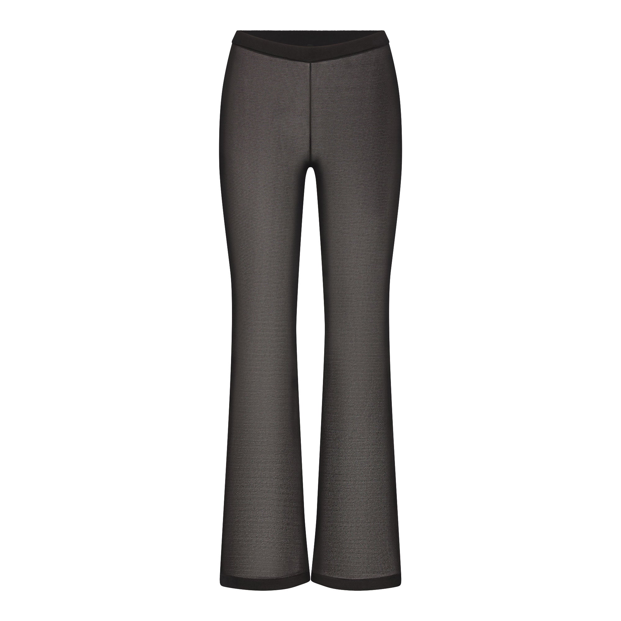 SLINKY KNIT LOW RISE PANT | OBSIDIAN