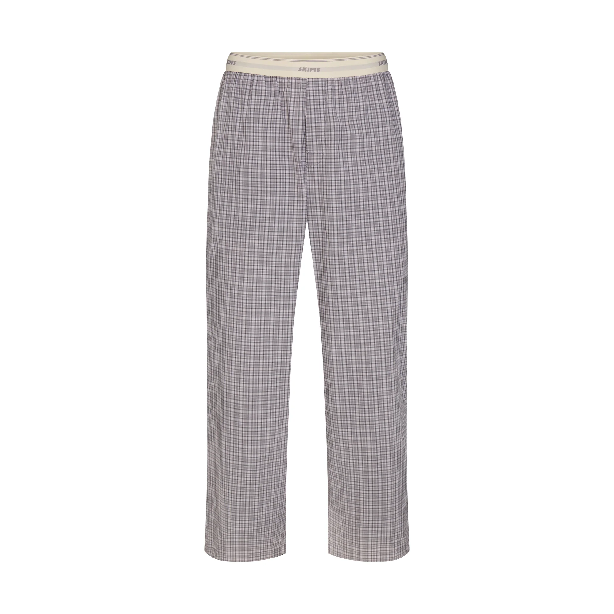 COTTON POPLIN MENS LOGO BAND SLEEP PANT | FULL MOON CHECK