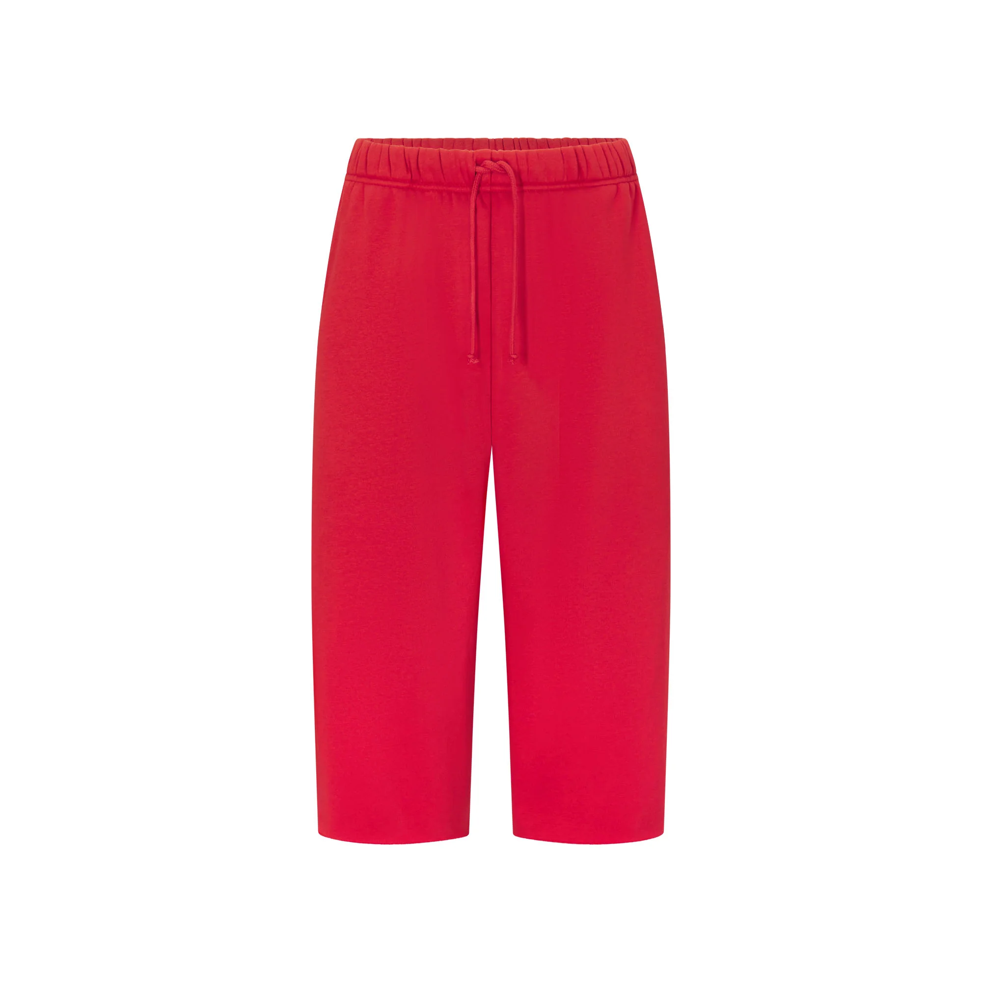 FLEECE LOUNGE MENS RELAXED LONG SHORT | WASHED RED