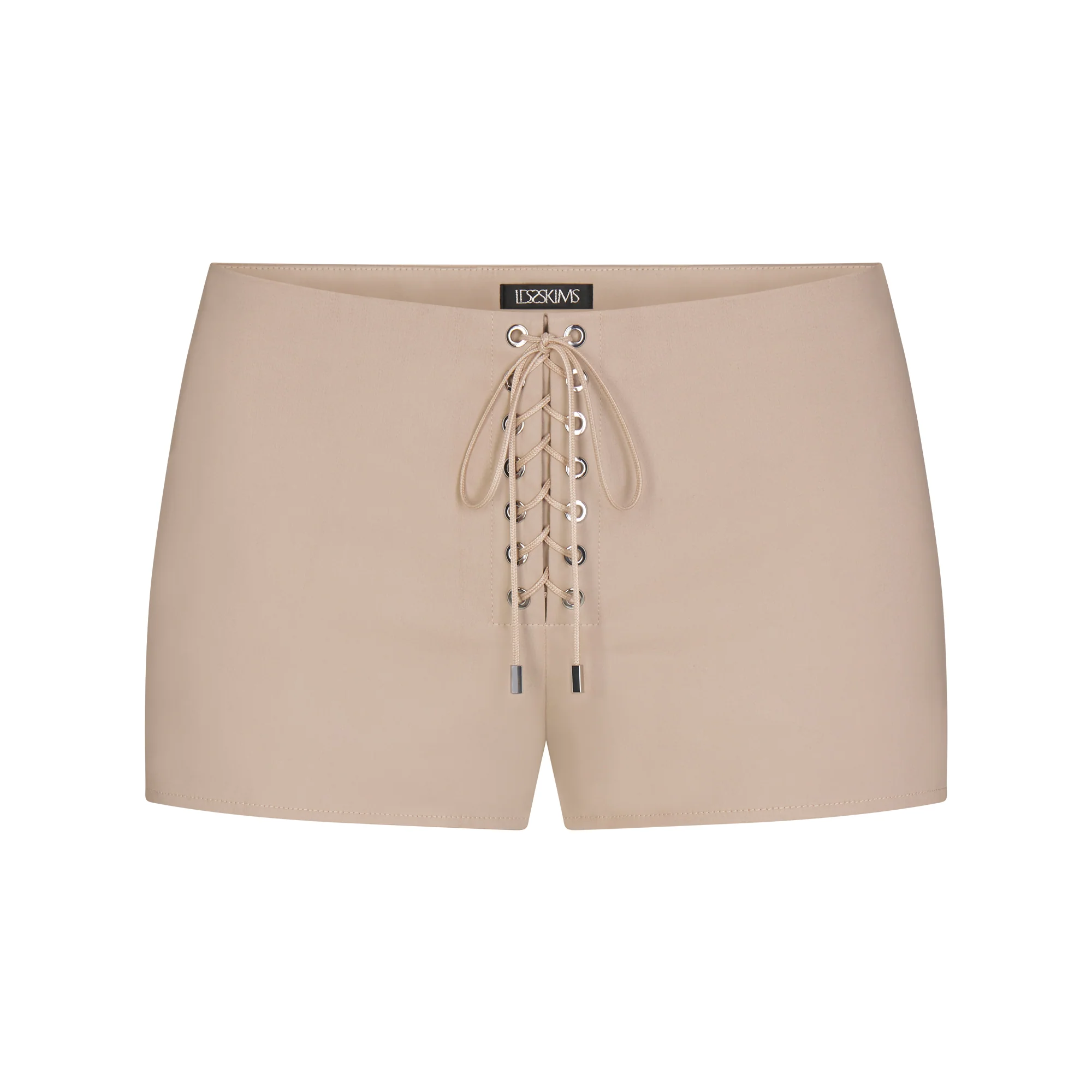 LUDOVIC DE SAINT SERNIN X SKIMS WAXED COTTON MICRO SHORT | CLAY