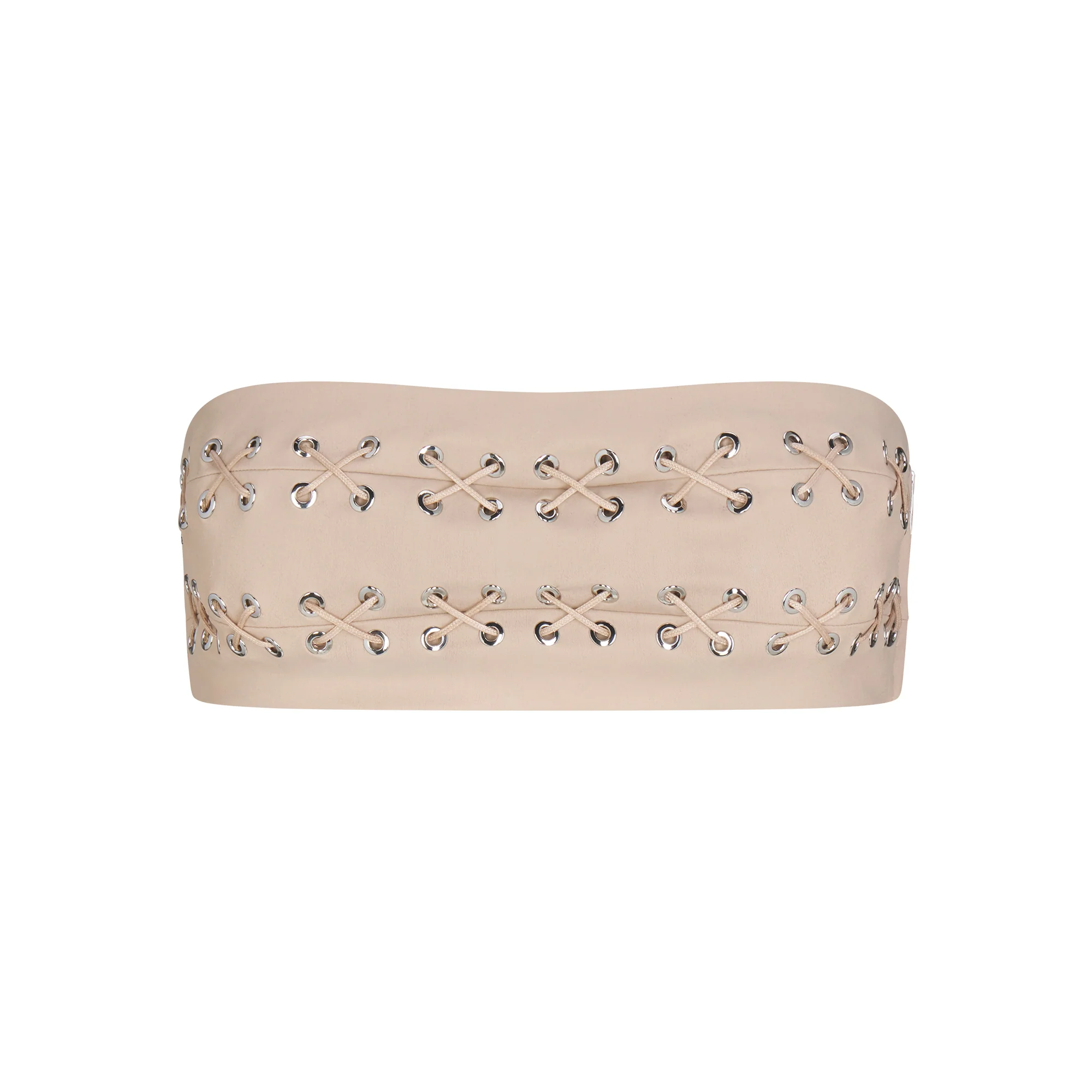 LUDOVIC DE SAINT SERNIN X SKIMS WAXED COTTON BANDEAU | CLAY