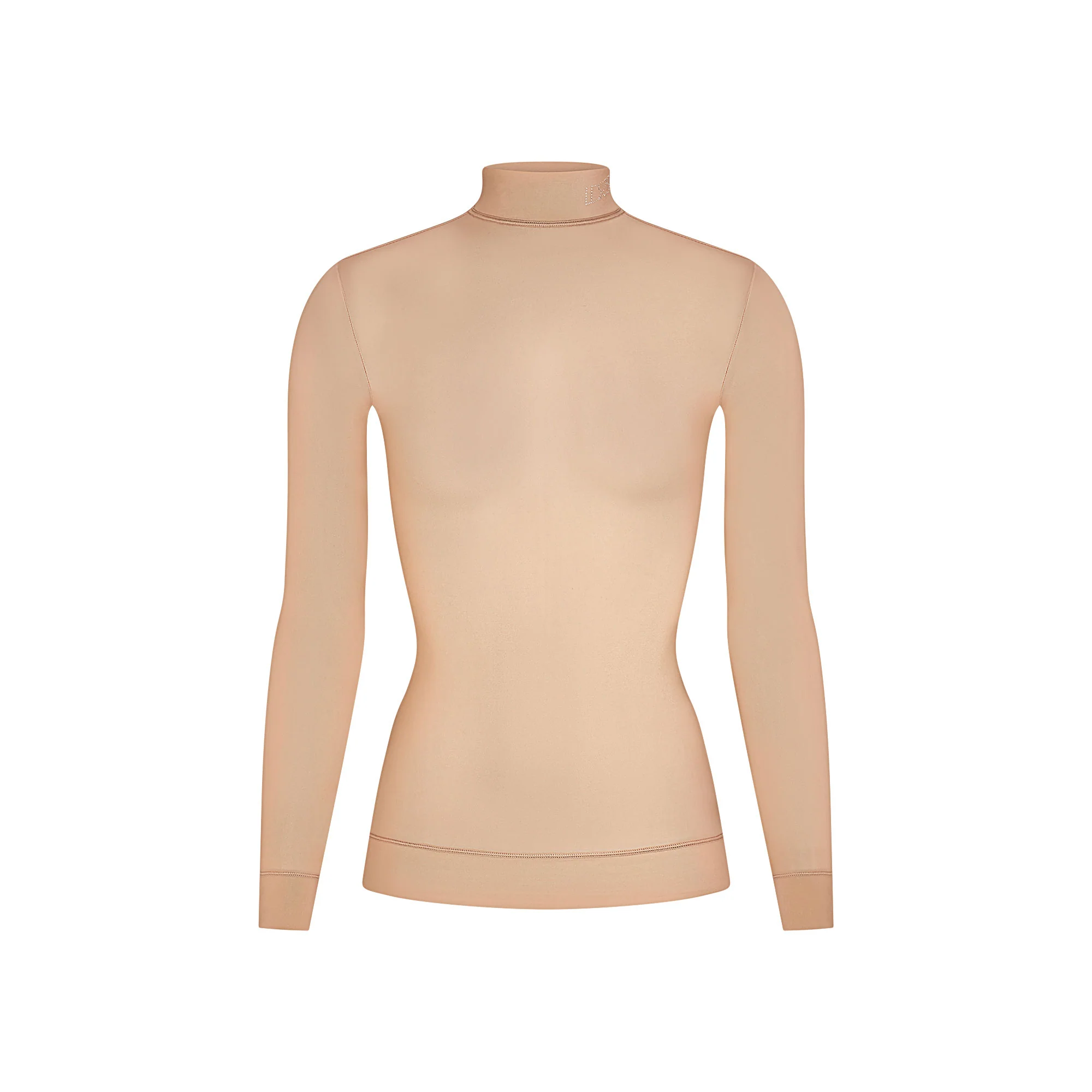 LUDOVIC DE SAINT SERNIN X SKIMS MILKY SHEER MOCK NECK LONG SLEEVE TOP | SIENNA