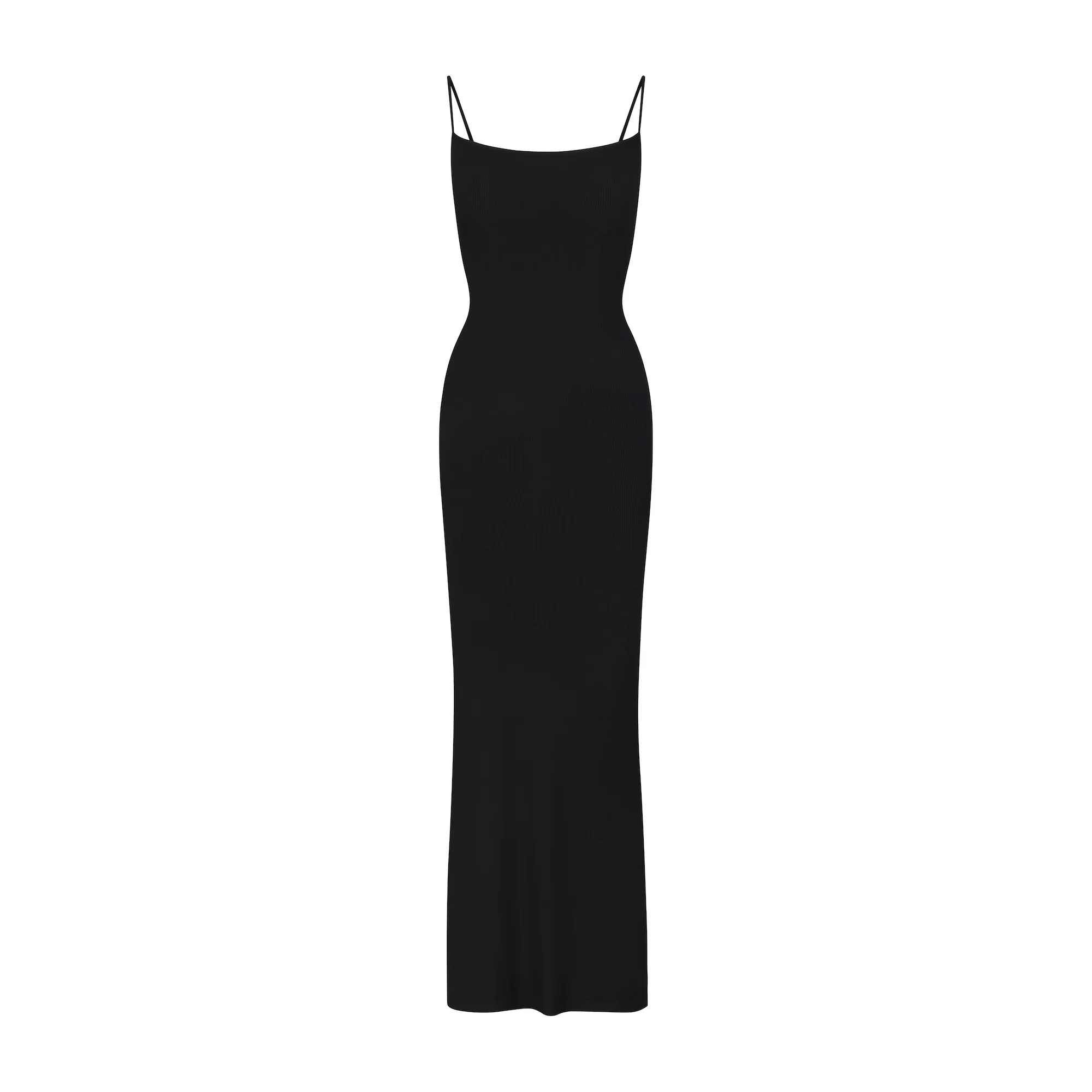 SOFT LOUNGE PETITE LONG SLIP DRESS | ONYX