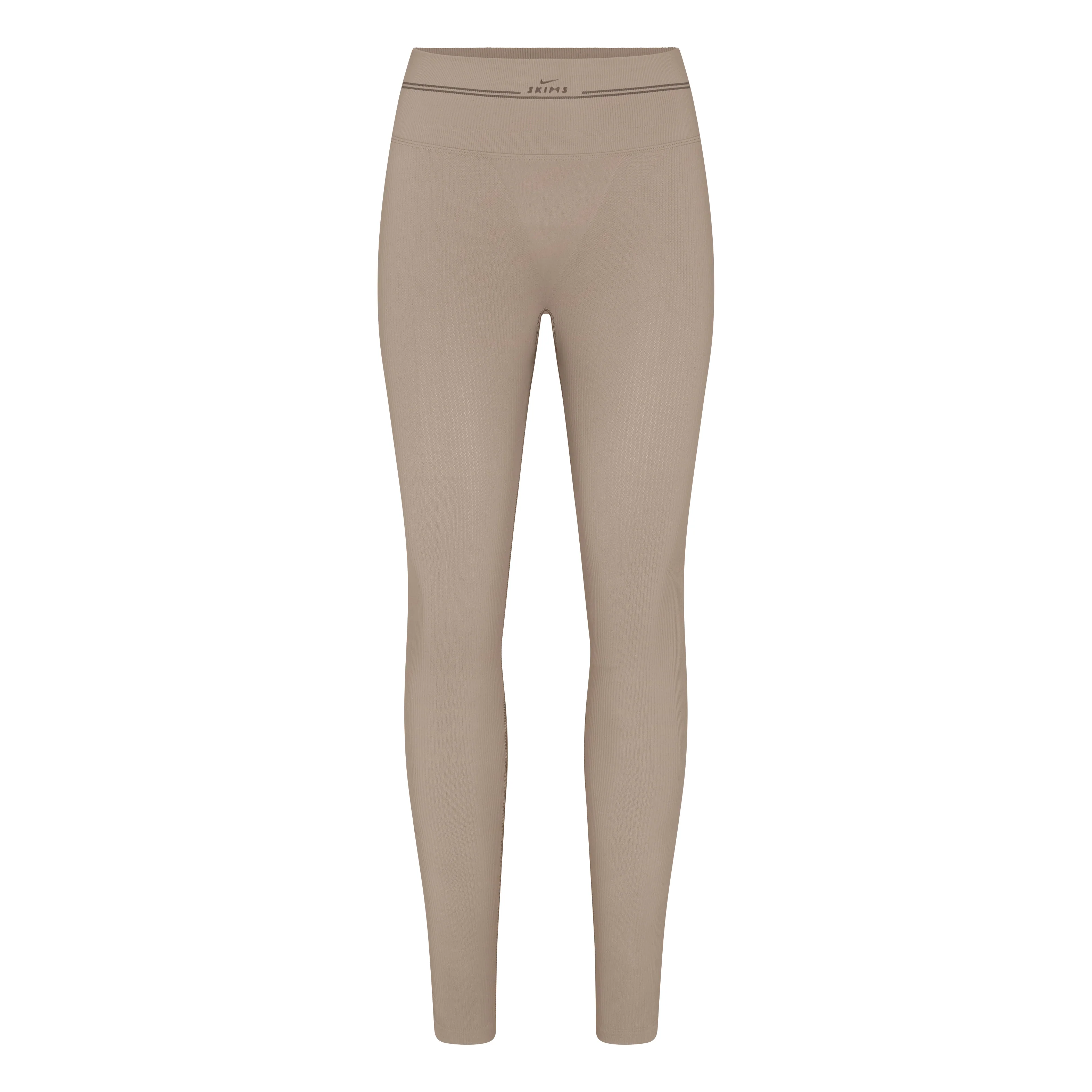 NikeSKIMS RIBBED SEAMLESS 26" LEGGING | DRIFTWOOD
