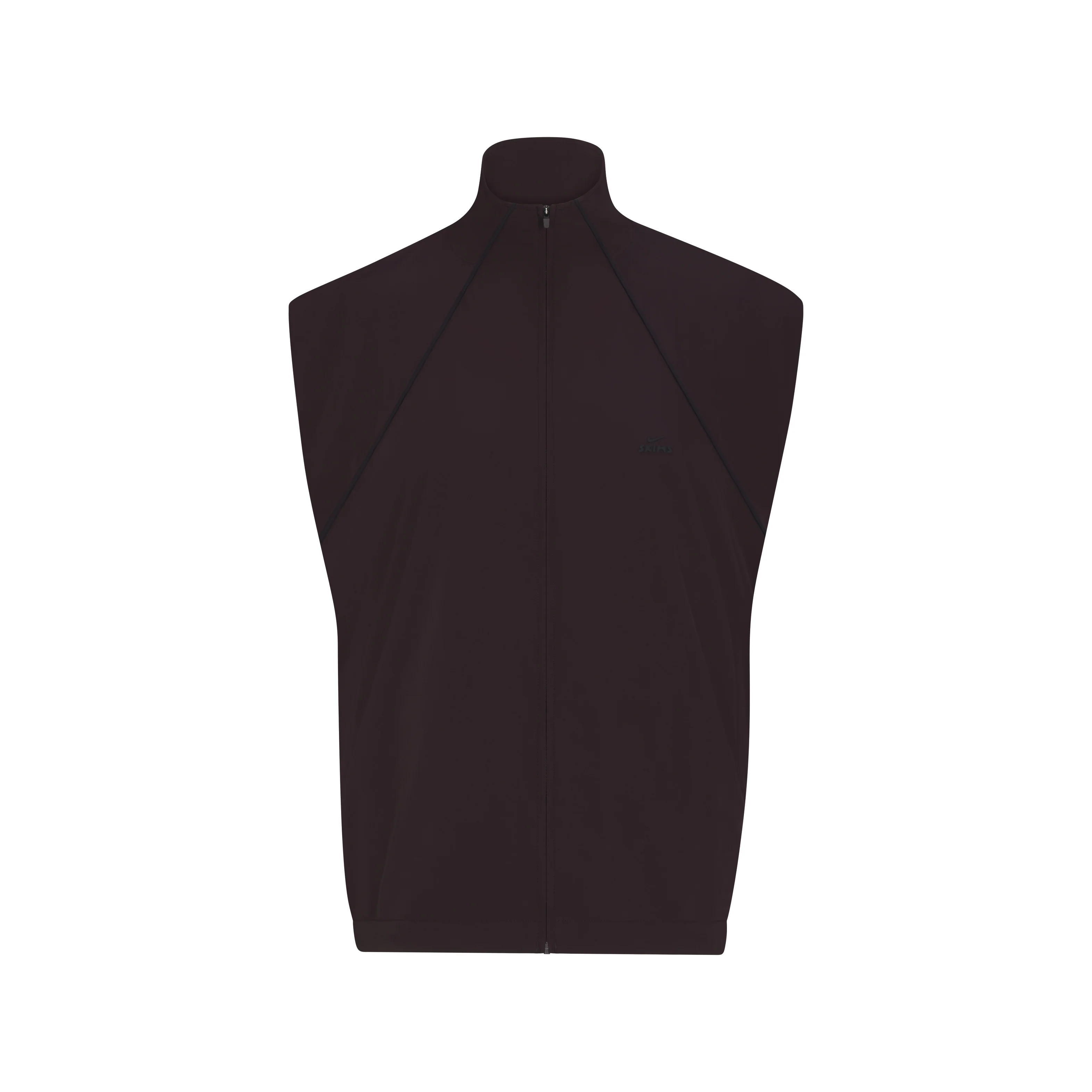 NikeSKIMS STRETCH NYLON OVERSIZED VEST | DARK ROAST