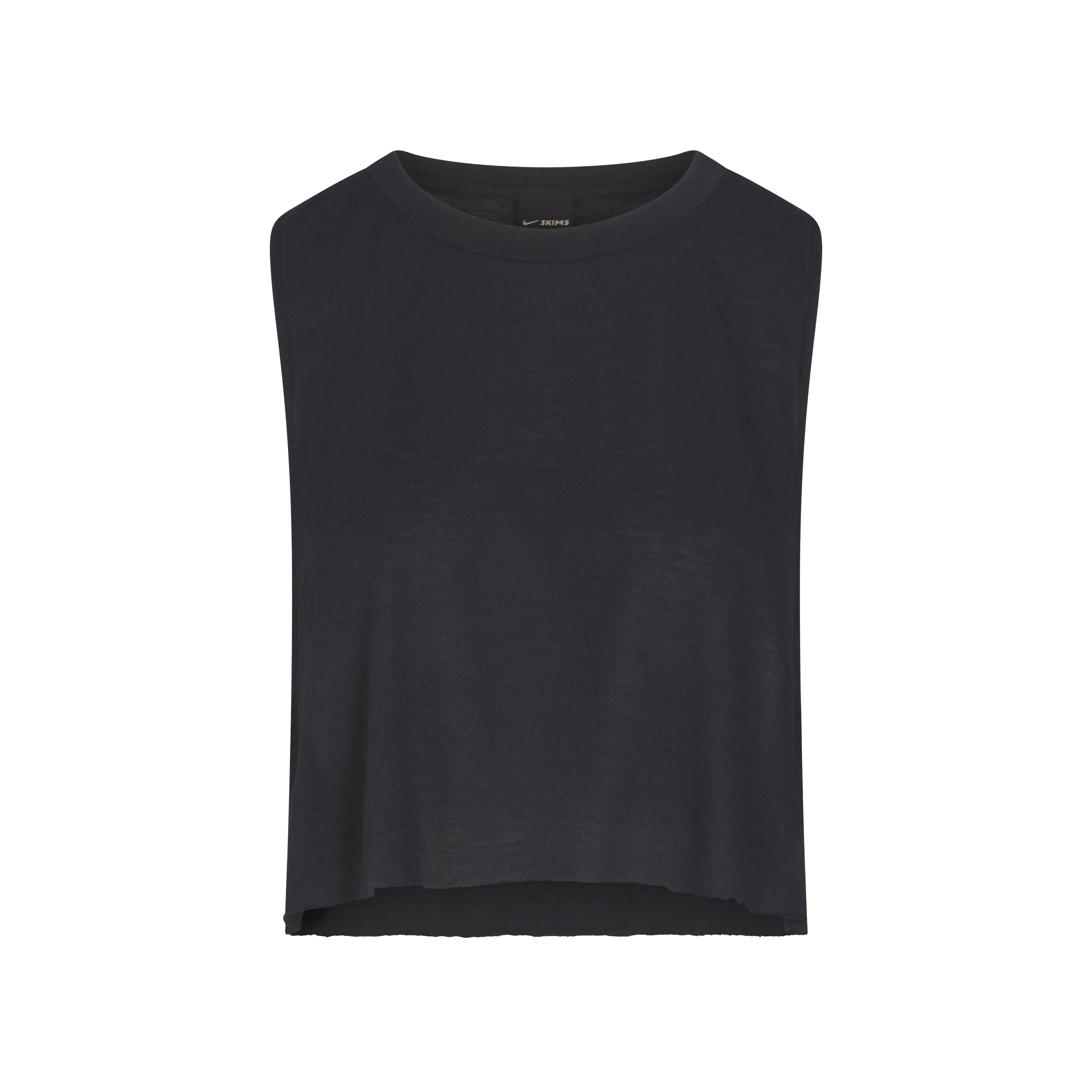 NikeSKIMS PERFORMANCE COTTON BLEND CROP TANK | OBSIDIAN