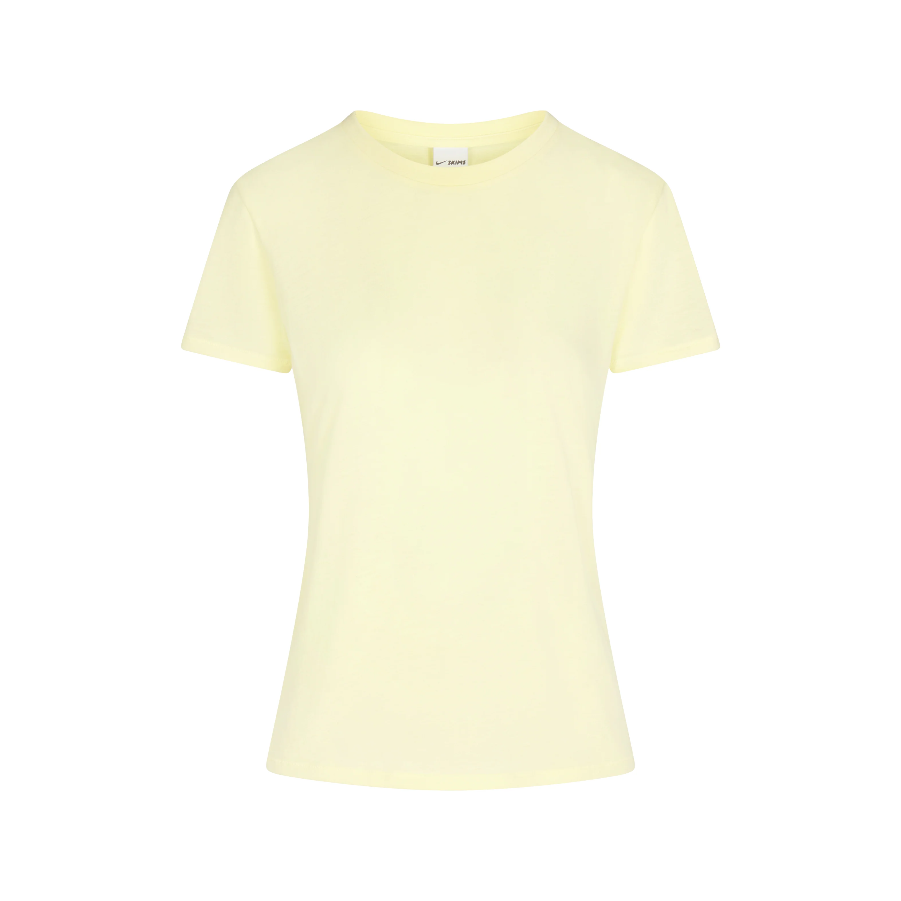 NikeSKIMS PERFORMANCE COTTON BLEND SHORT SLEEVE TOP | BICYCLE YELLOW