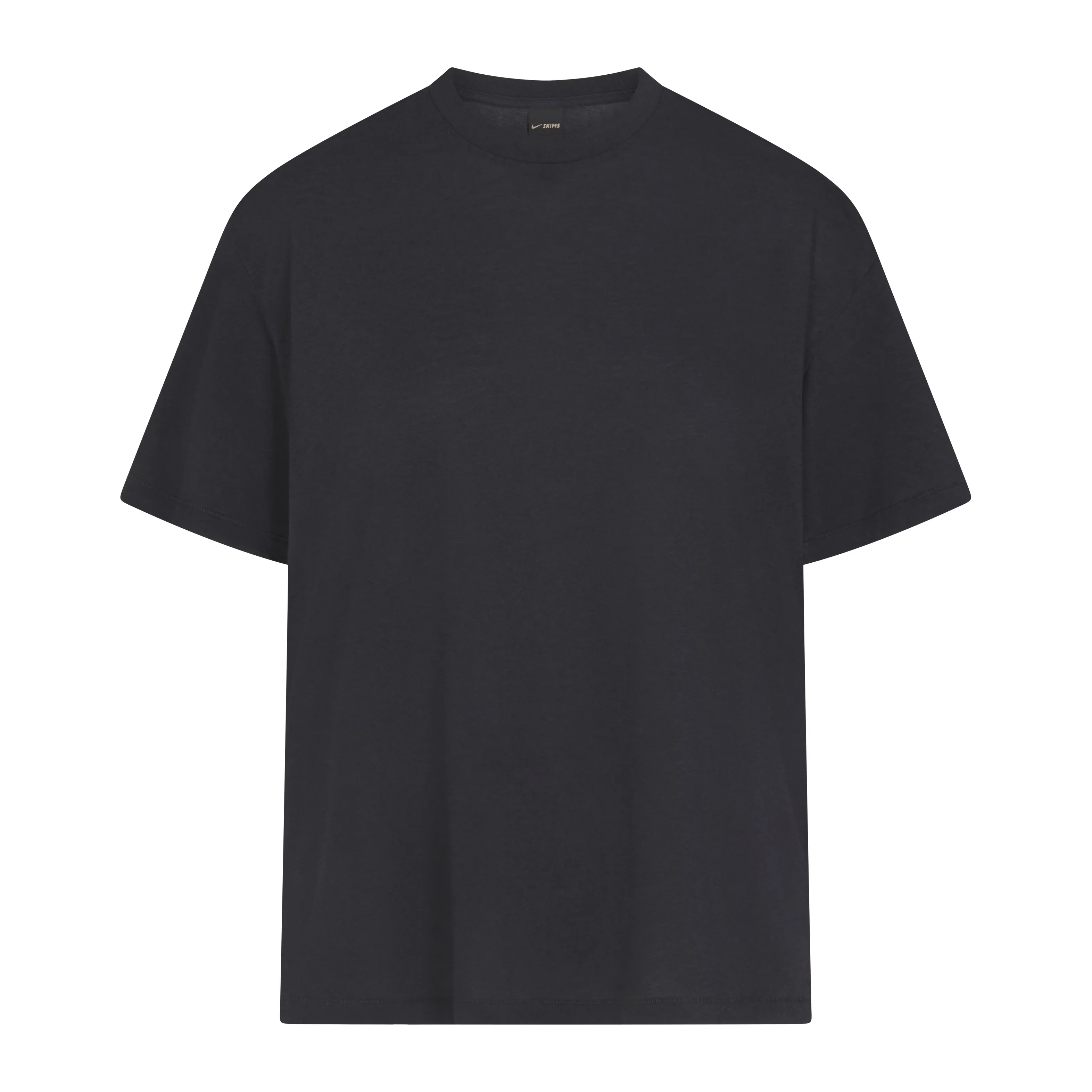 NikeSKIMS PERFORMANCE COTTON BLEND OVERSIZED SHORT SLEEVE TOP | OBSIDIAN