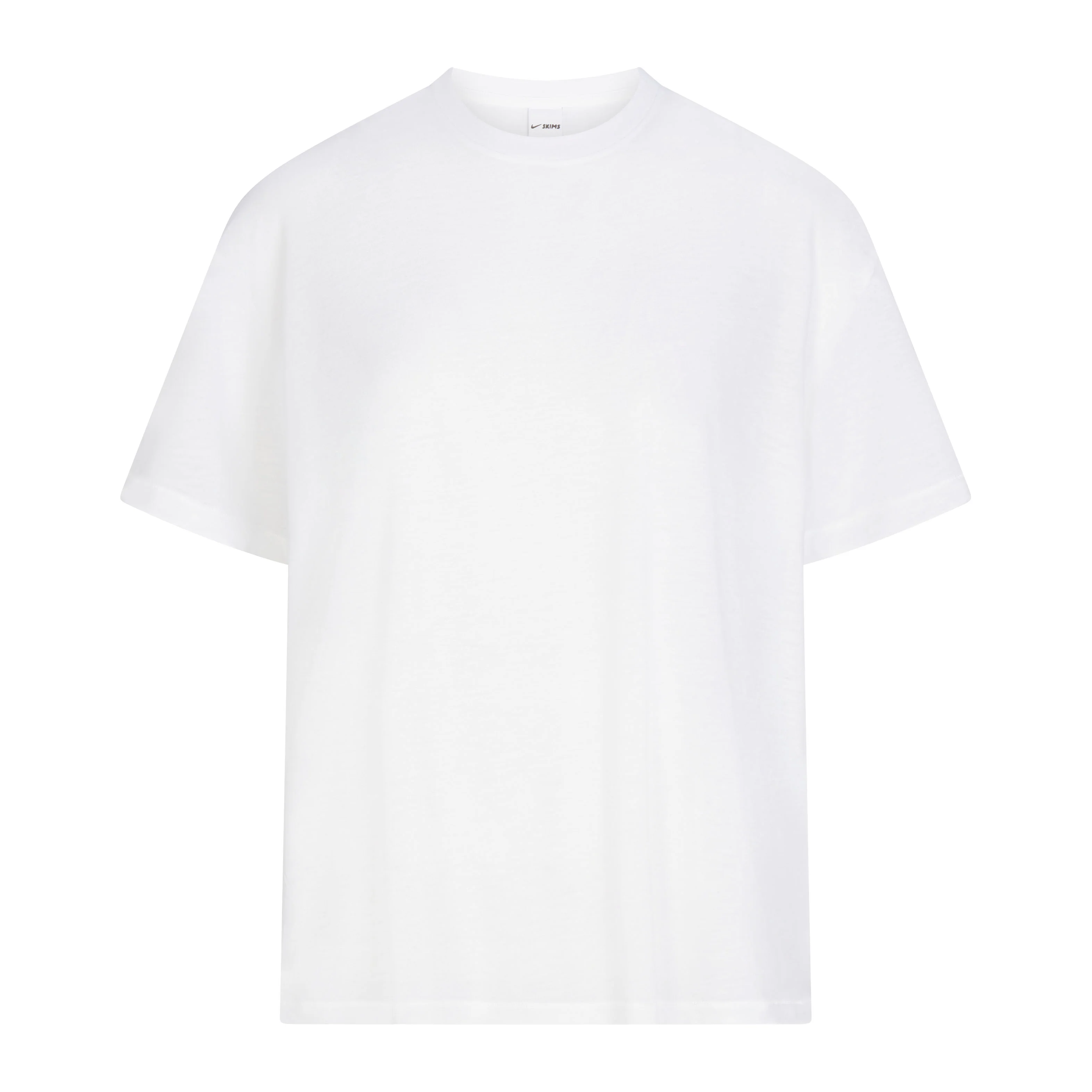 NikeSKIMS PERFORMANCE COTTON BLEND OVERSIZED SHORT SLEEVE TOP | SNOW
