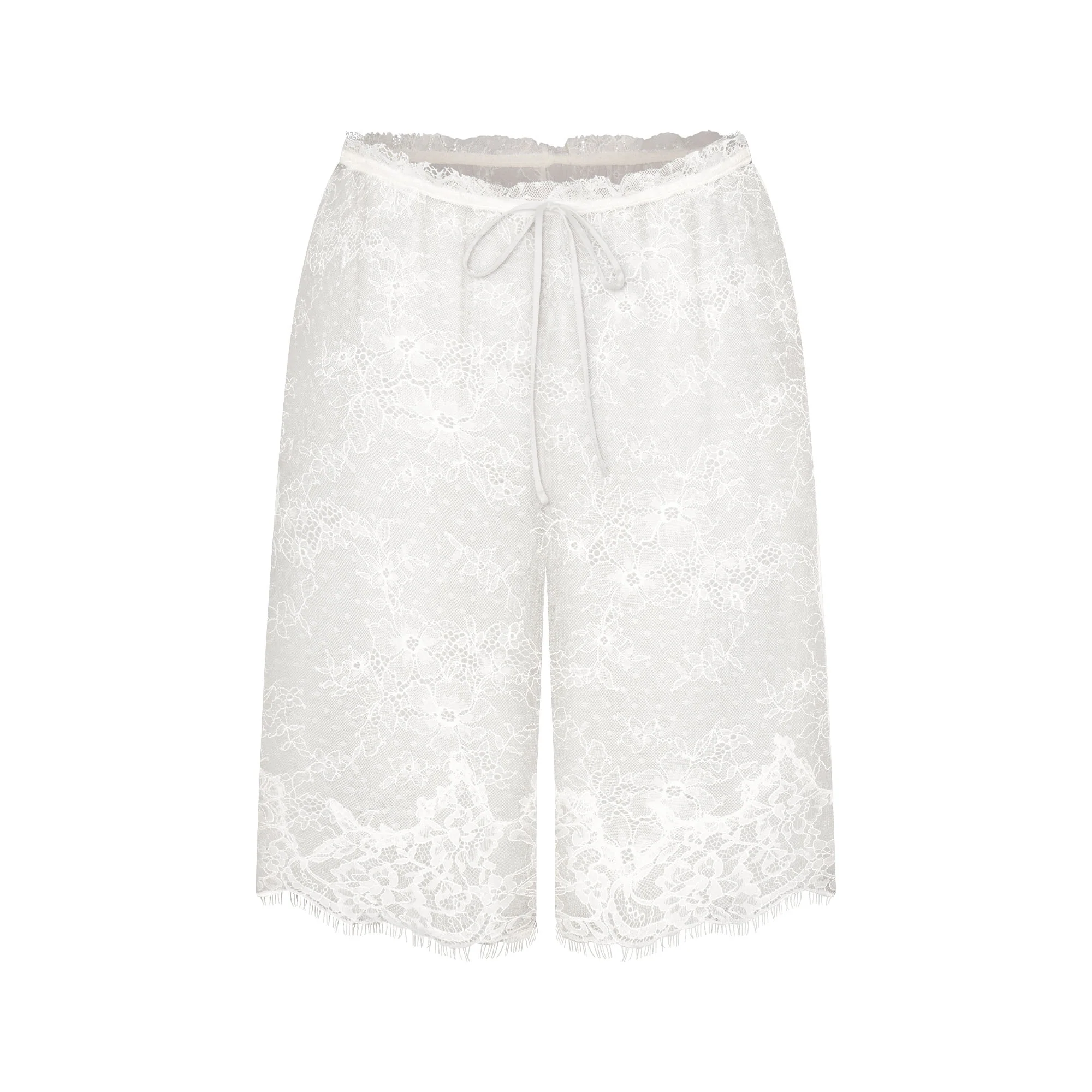 ULTRA FINE LACE LONG SHORT | MARBLE