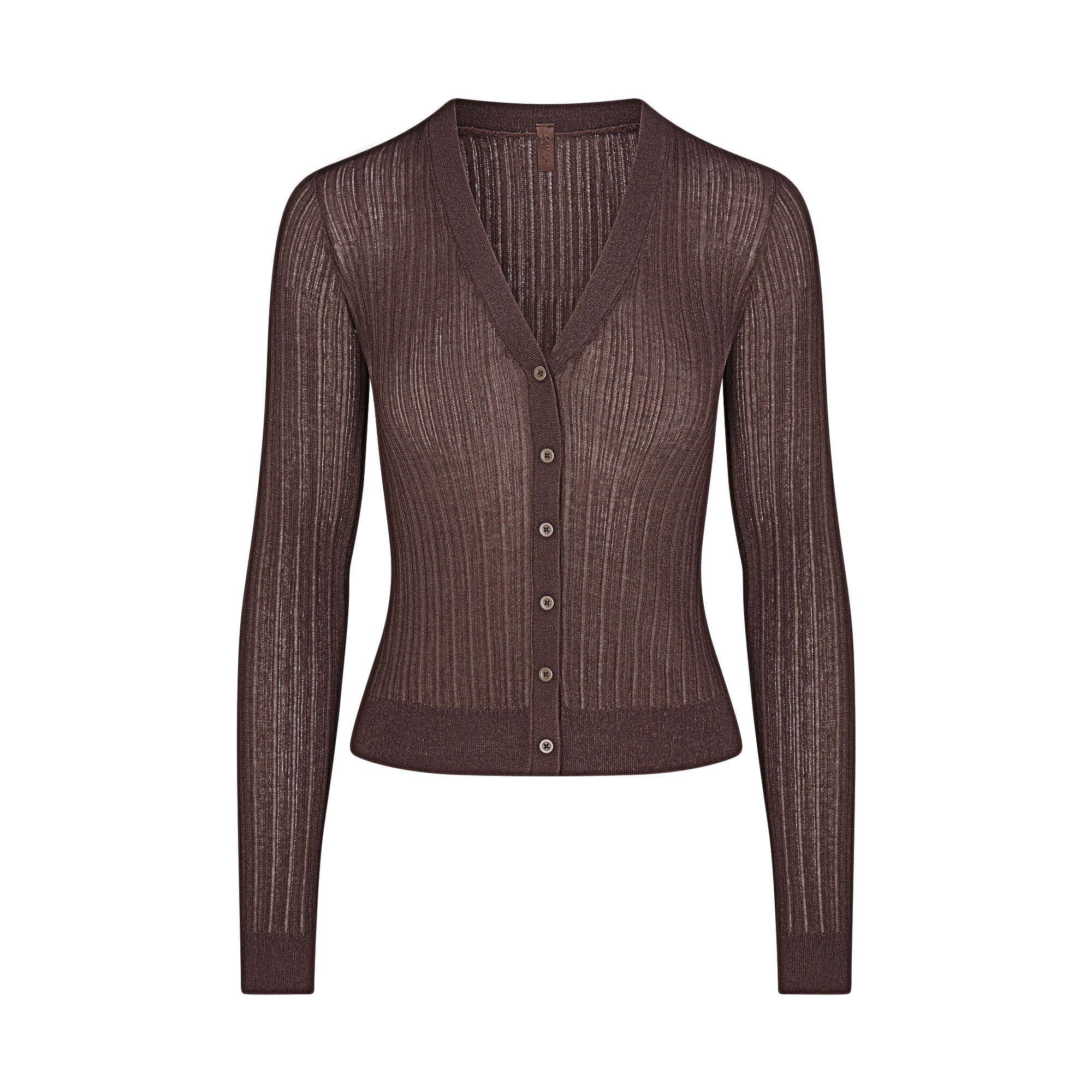SHEER KNIT CARDIGAN | AMETHYST