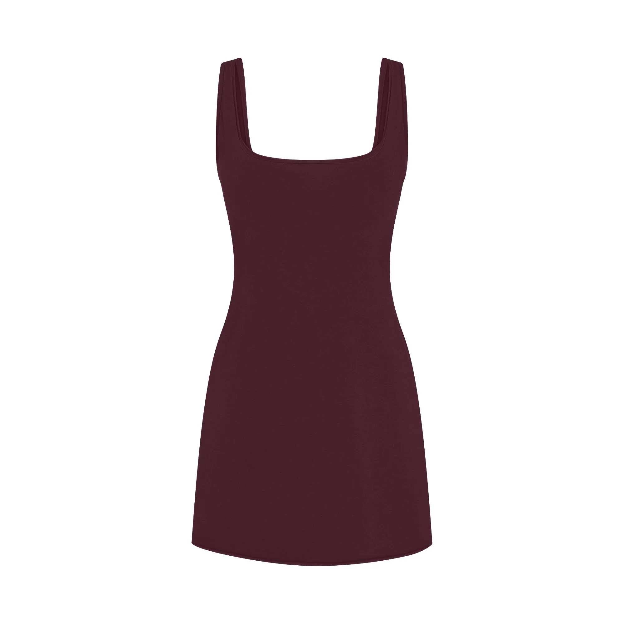 COTTON JERSEY MINI DRESS | CURRANT