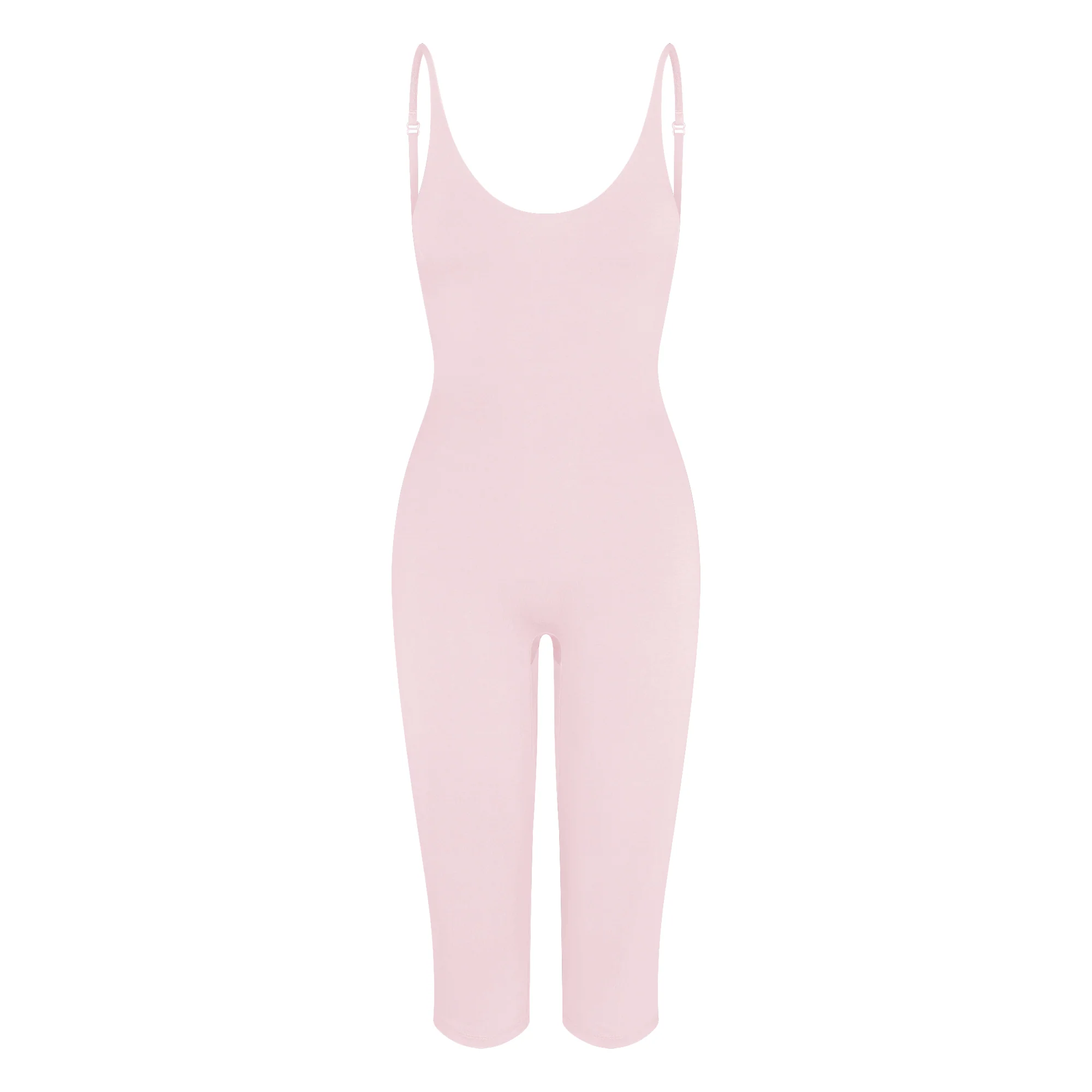 SMOOTH LAYERS CAPRI CATSUIT | PEONY