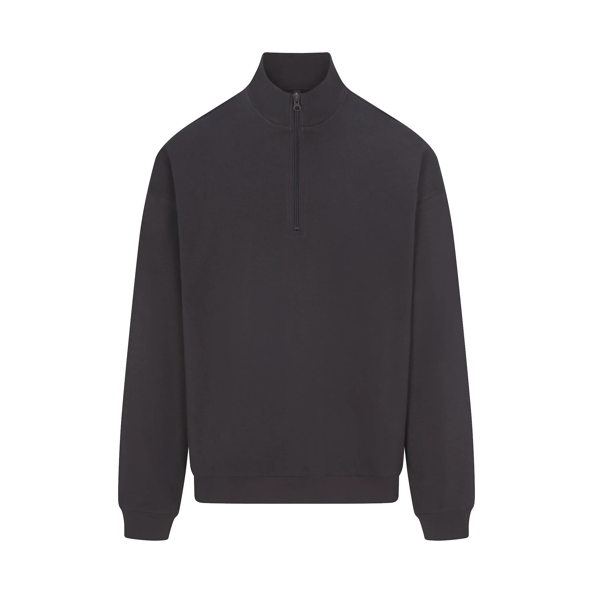 JERSEY LOUNGE MENS RELAXED QUARTER ZIP PULLOVER | ASH
