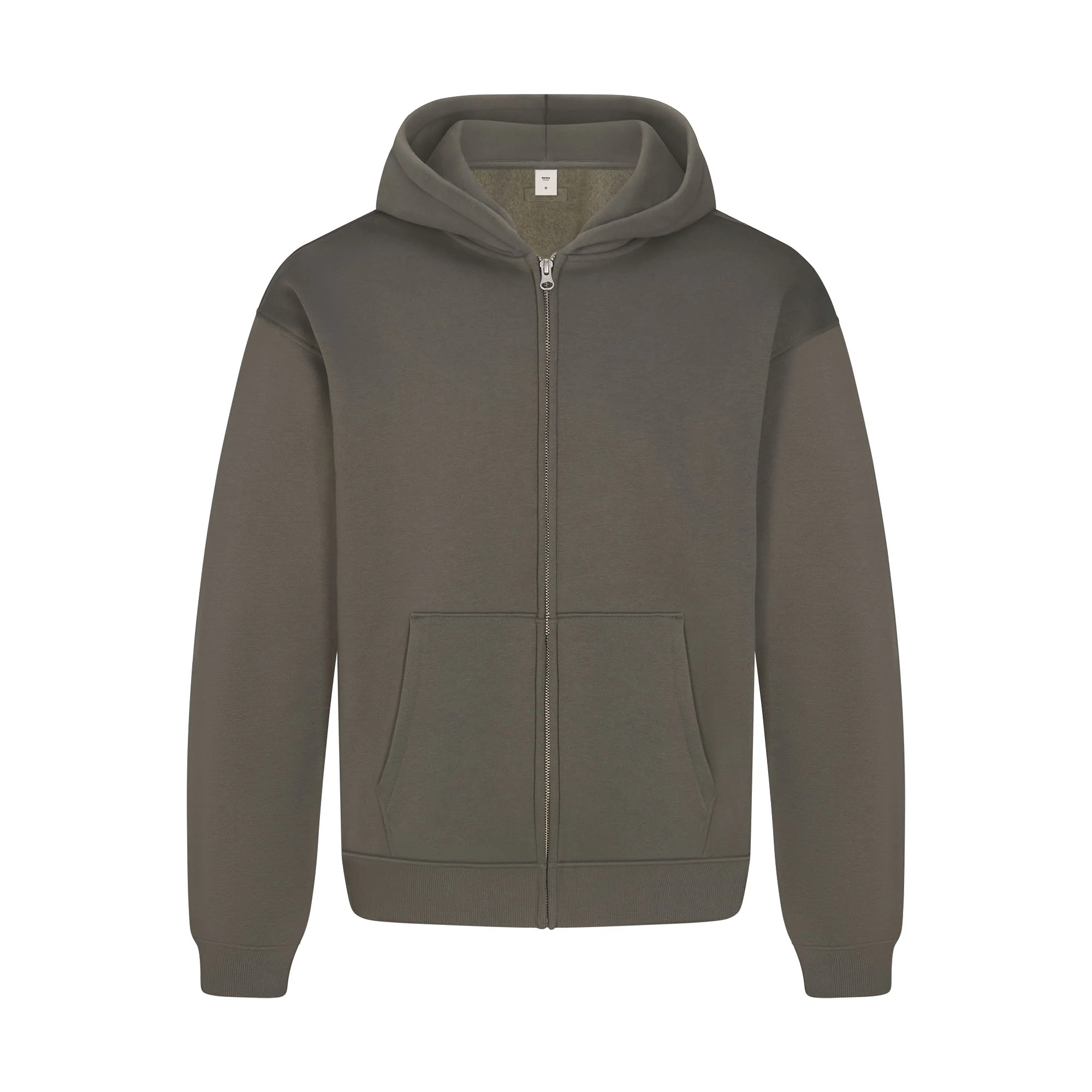 FLEECE LOUNGE MENS RELAXED ZIP UP HOODIE | JUNGLE