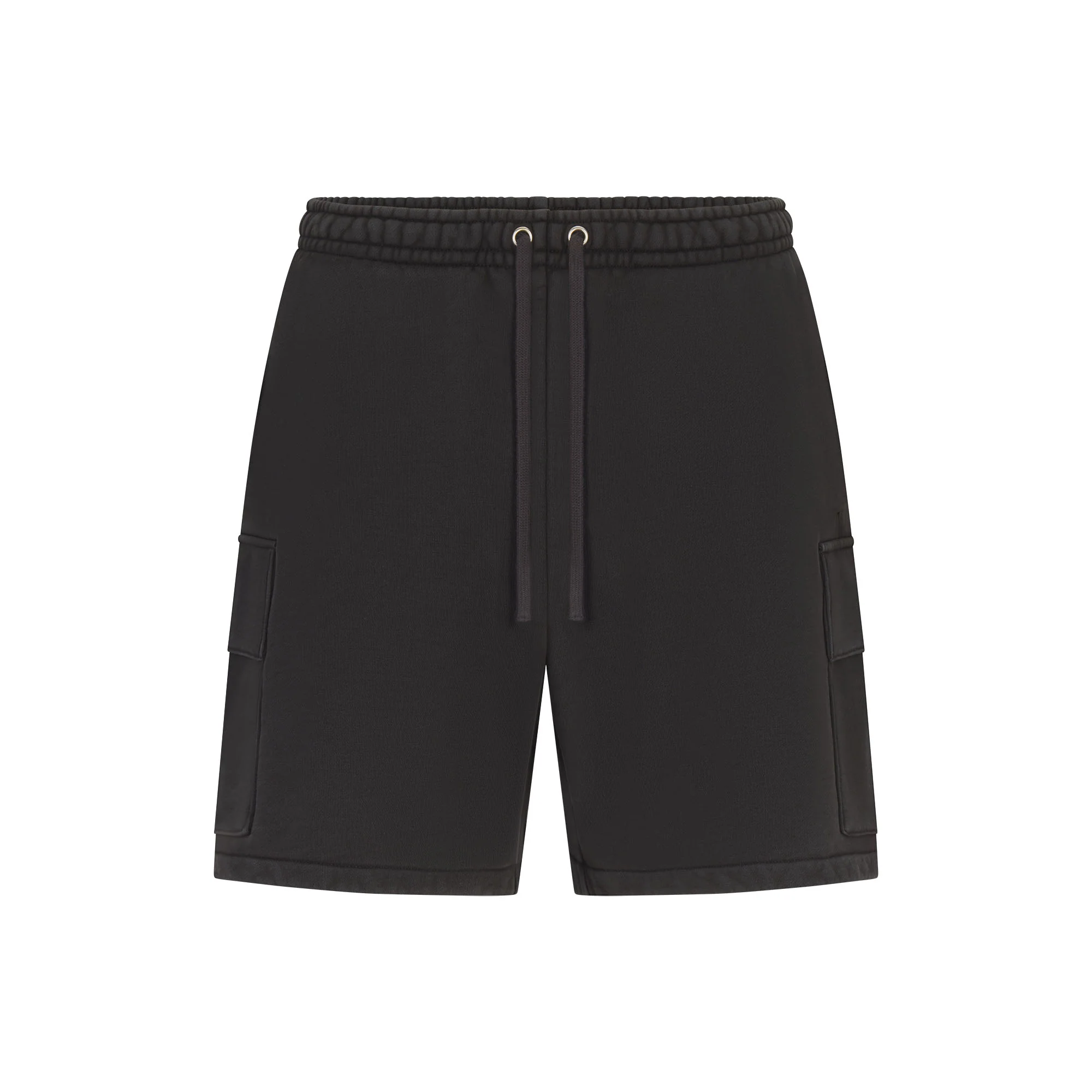 HEAVYWEIGHT FLEECE MENS CARGO SHORT | WASHED ONYX