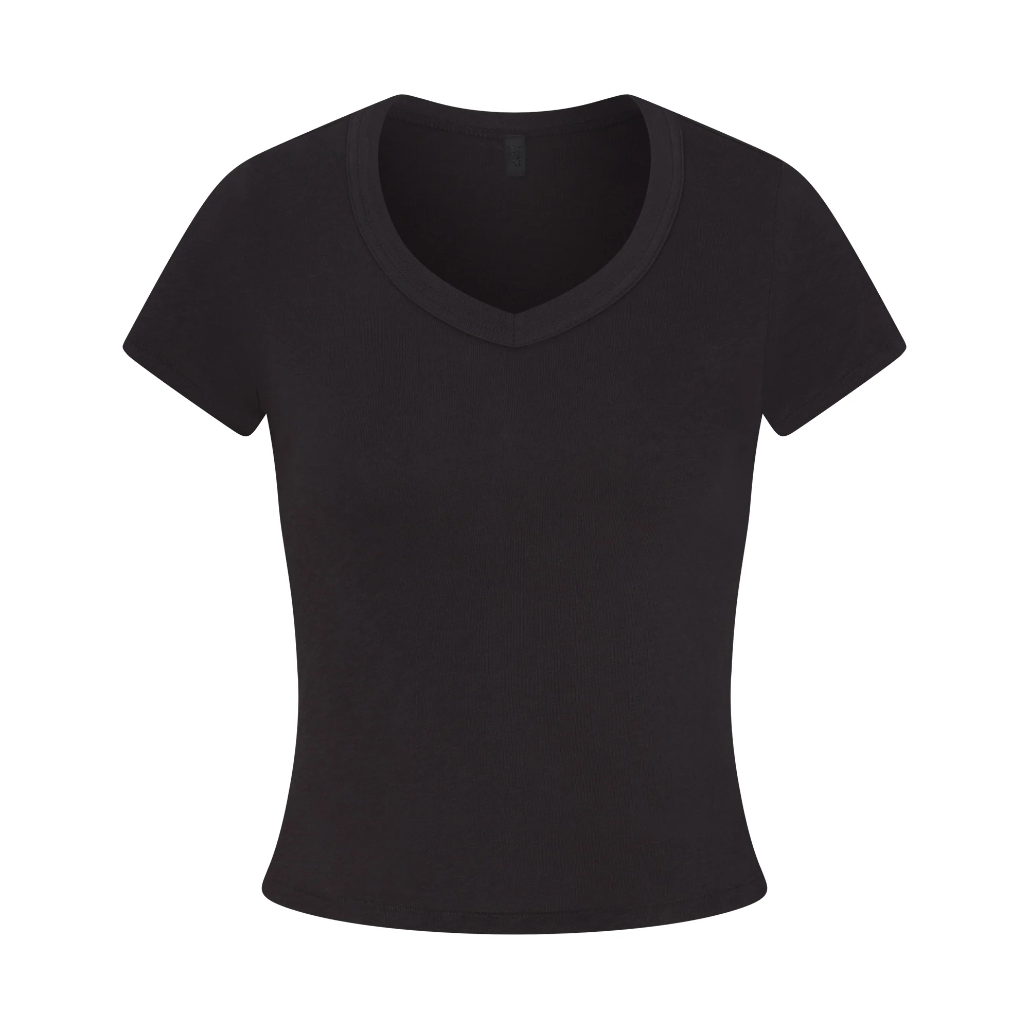 WORN IN JERSEY BABY V NECK TEE | WASHED ONYX