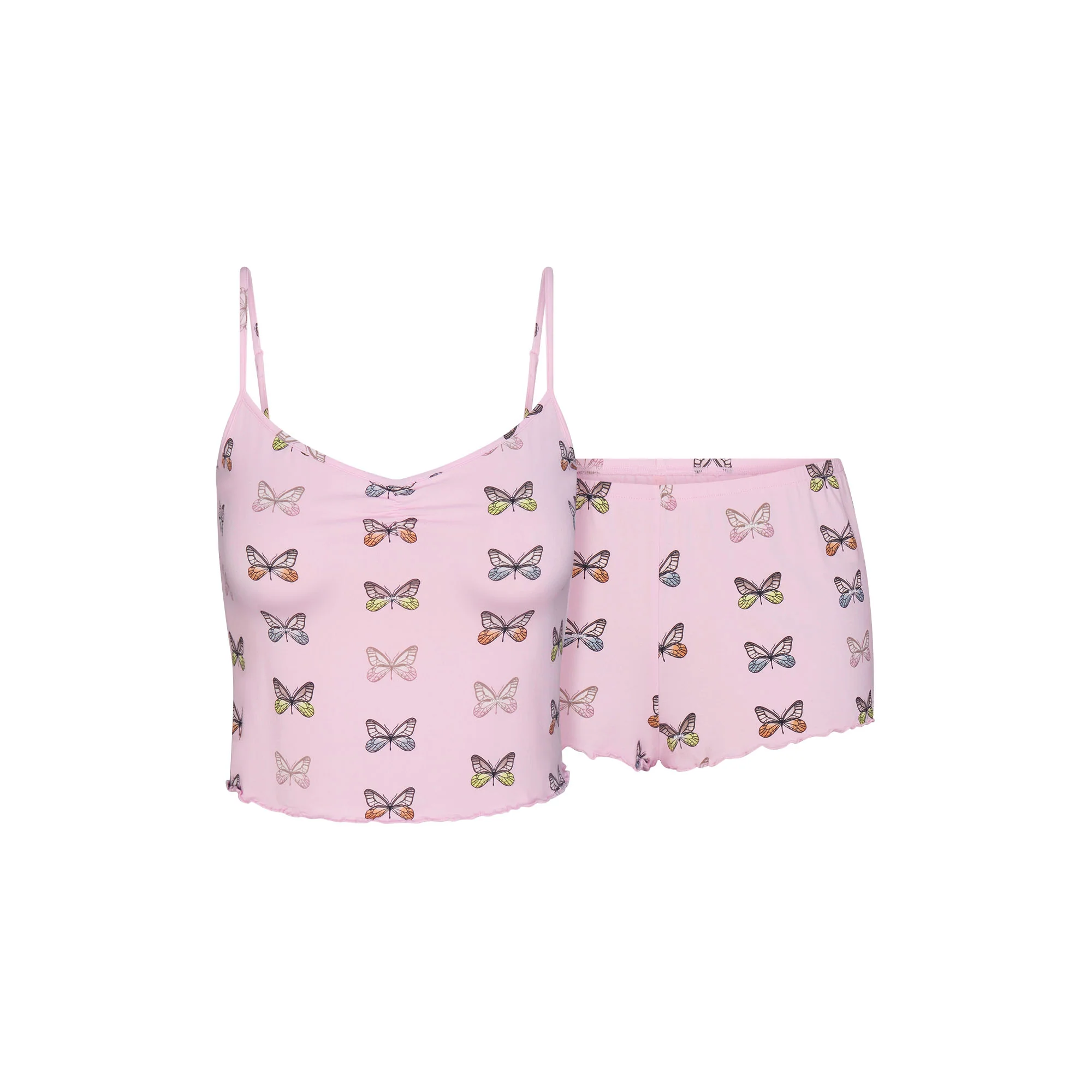 SKIMS SLEEP CAMI SET | PEONY BUTTERFLY PRINT