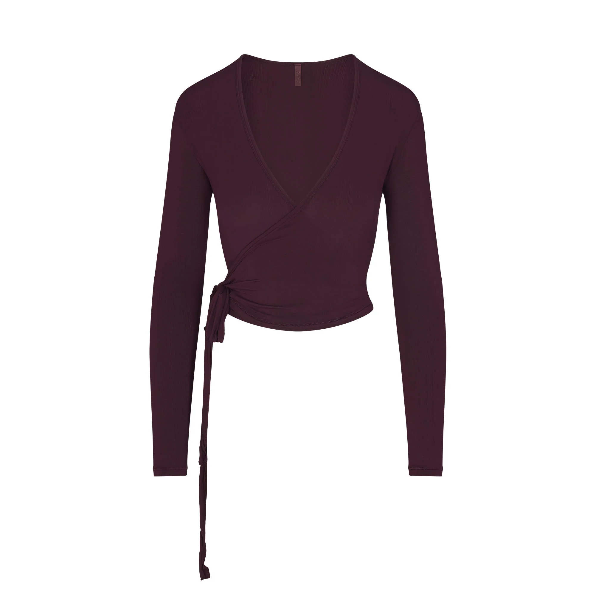 CLOUD SLEEP WRAP TOP | CURRANT