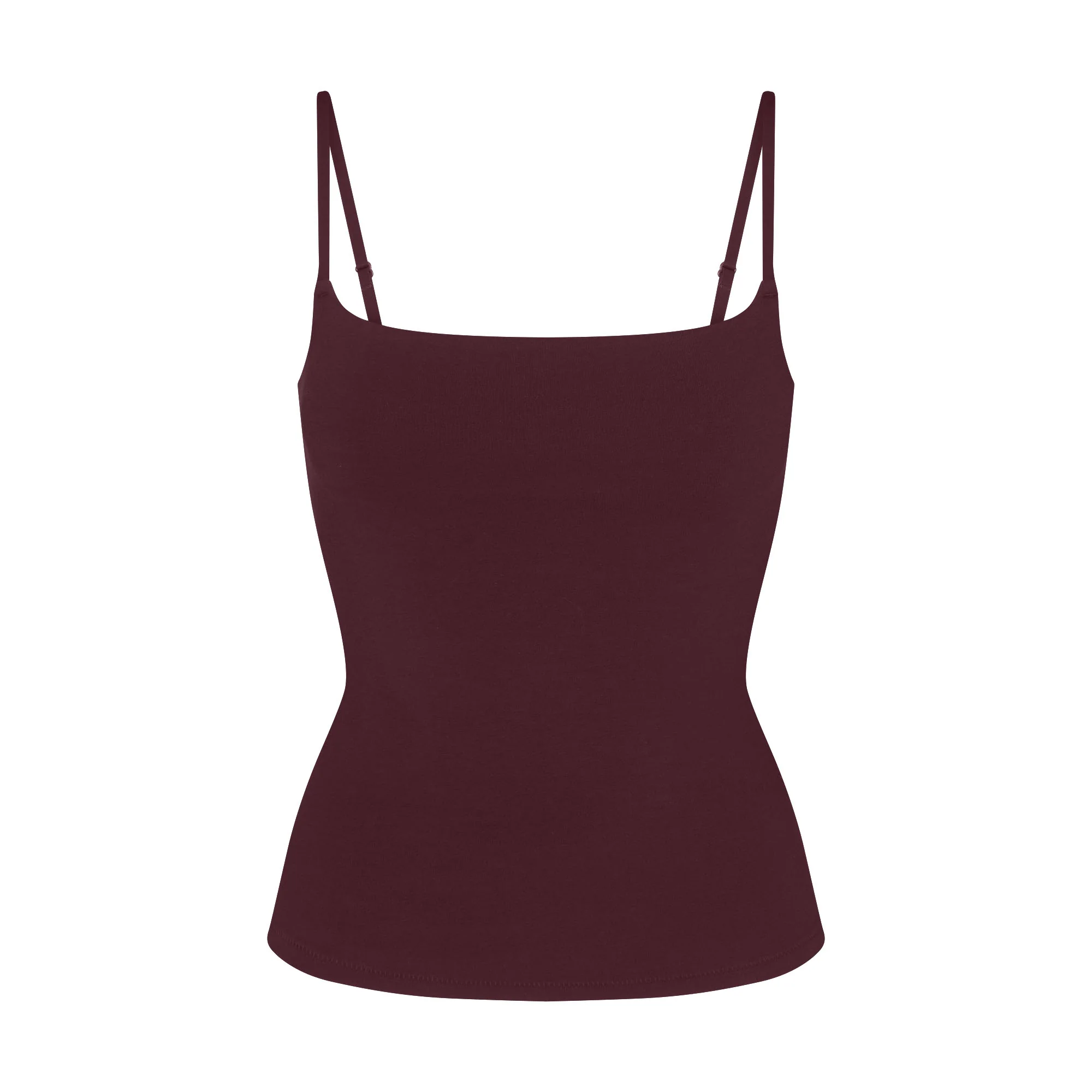 COTTON JERSEY CAMI | CURRANT