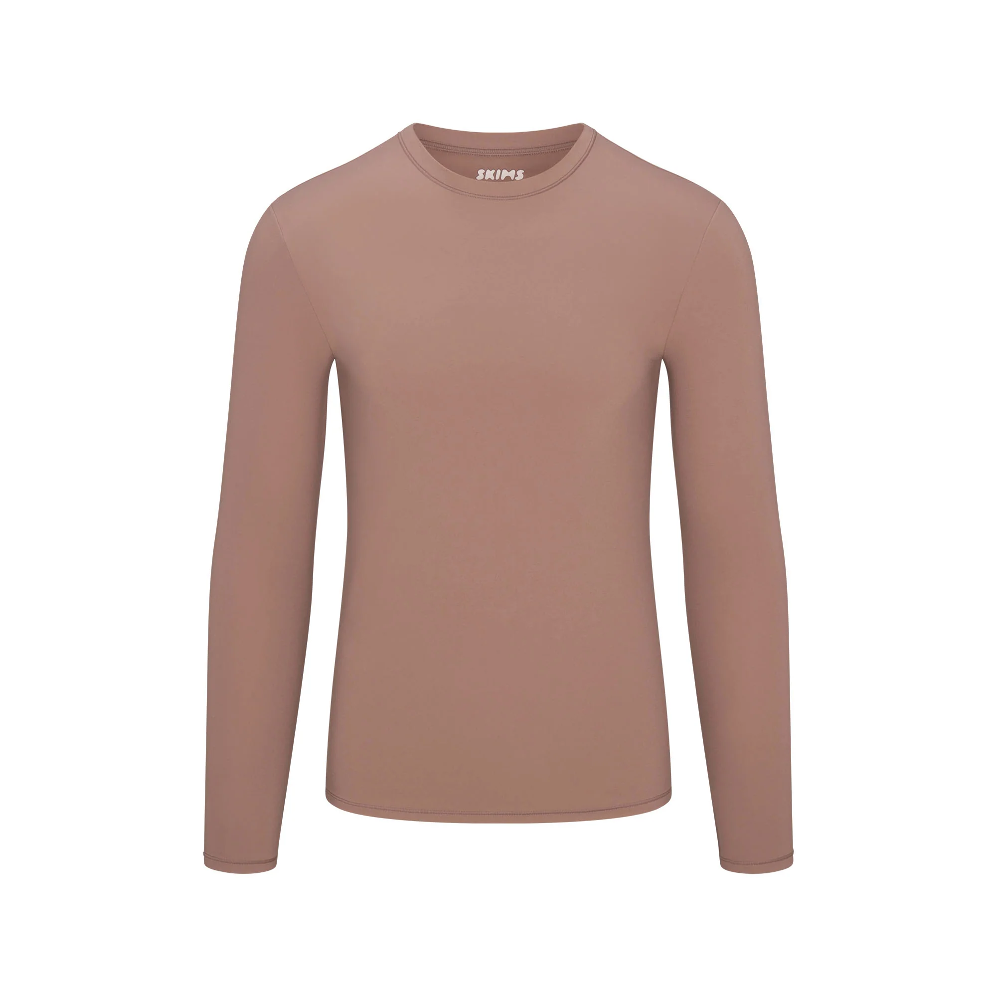 FITS EVERYBODY MENS SLIM LONG SLEEVE T-SHIRT | UMBER