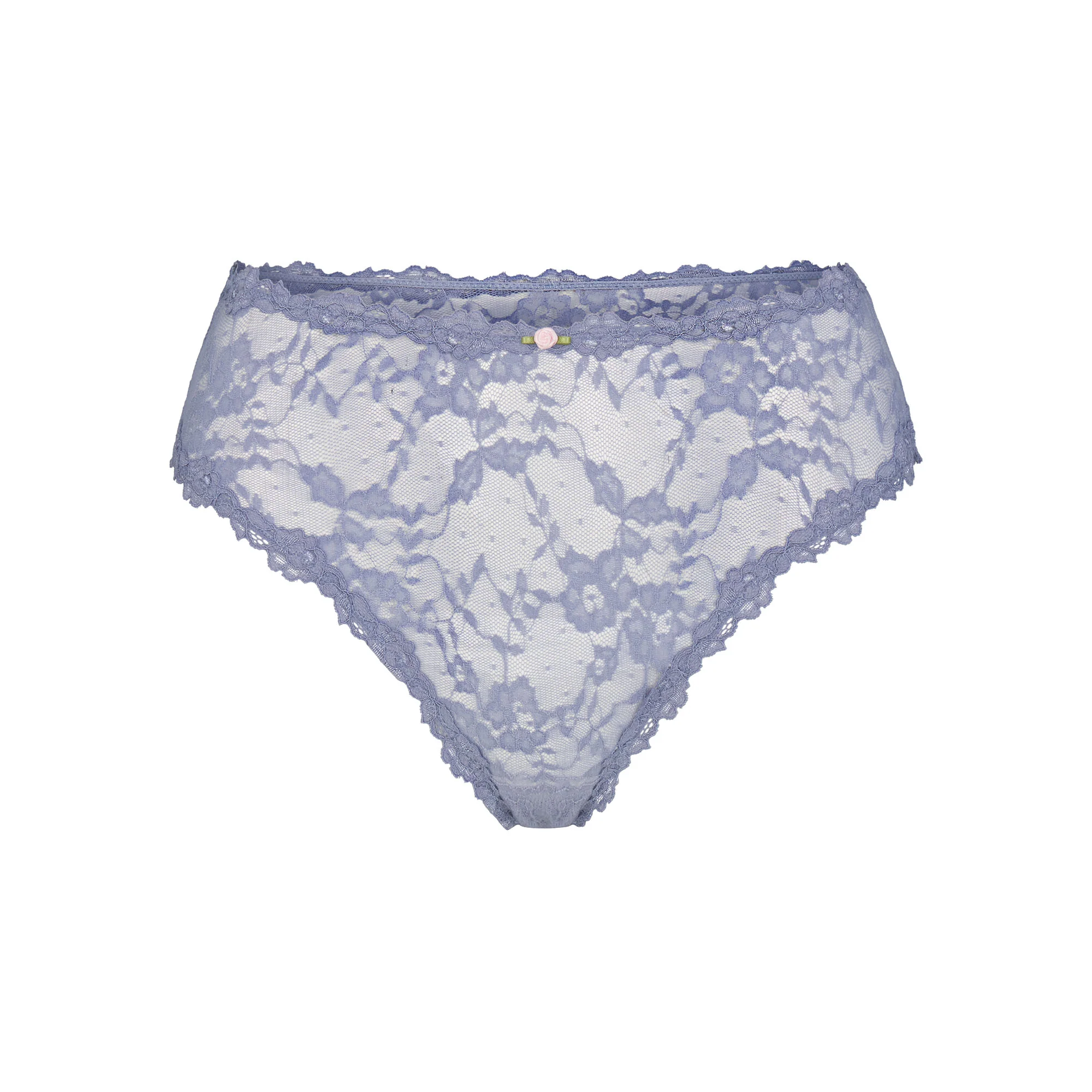 STRETCH LACE BRIEF | SLATE