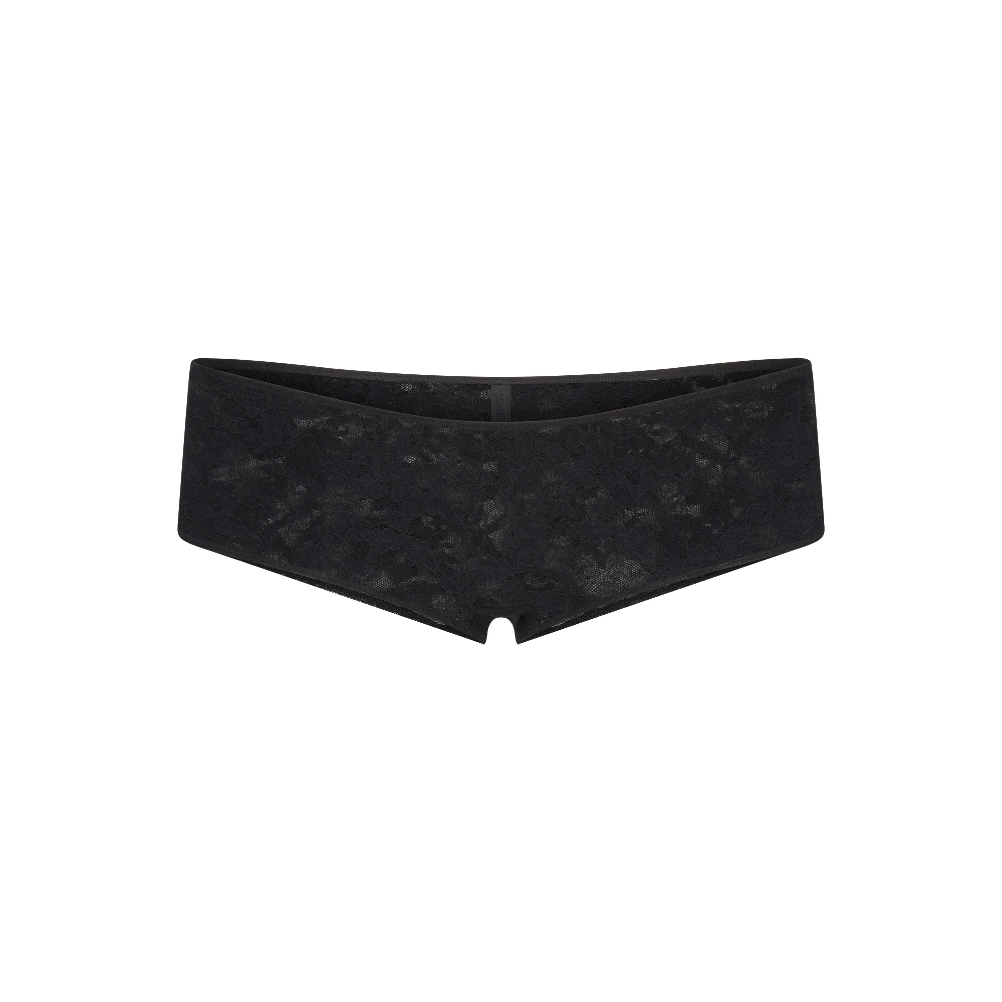 STRETCH LACE LOW RISE HIPSTER | SOOT