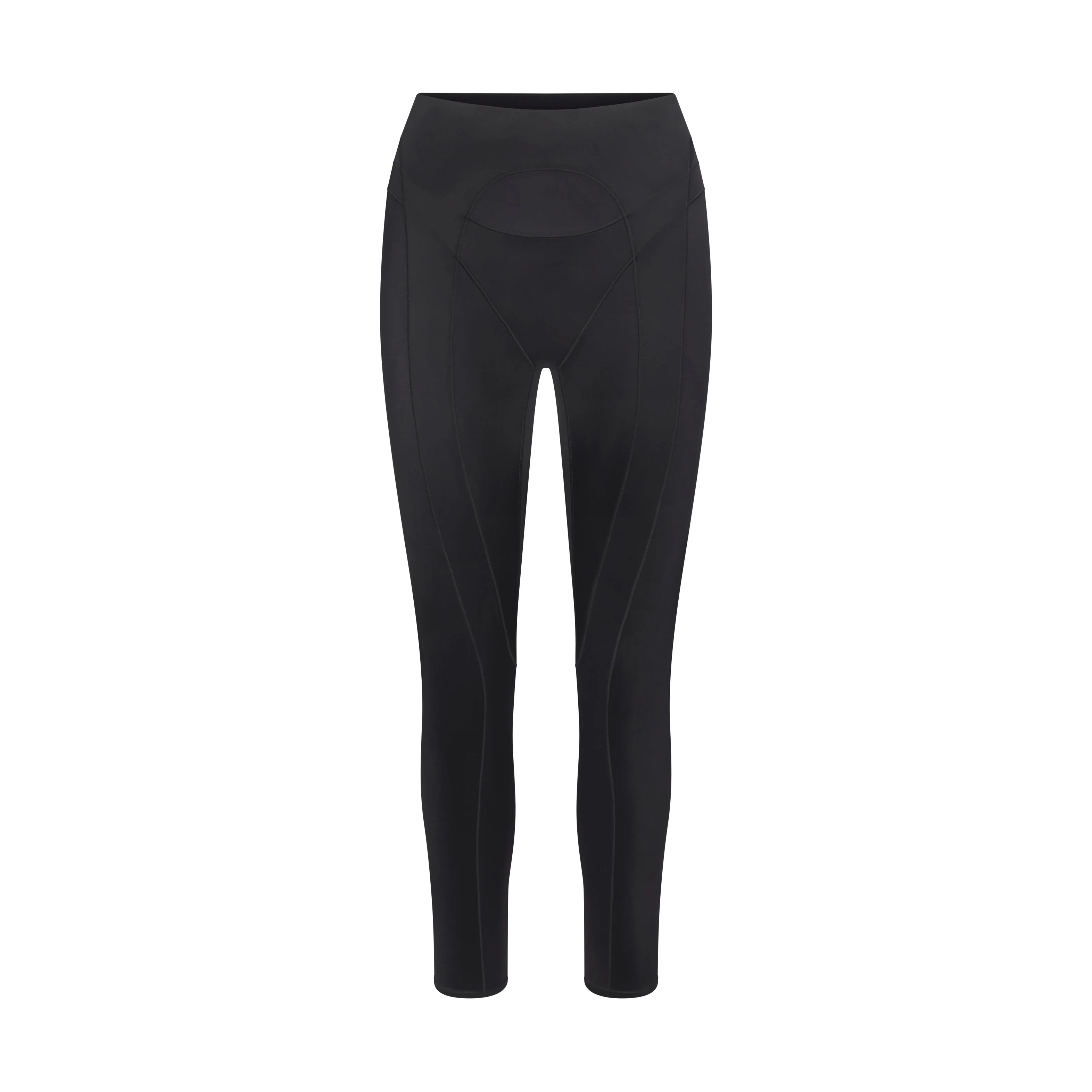 NikeSKIMS SATIN SHINE PANELED 26?? LEGGING | OBSIDIAN