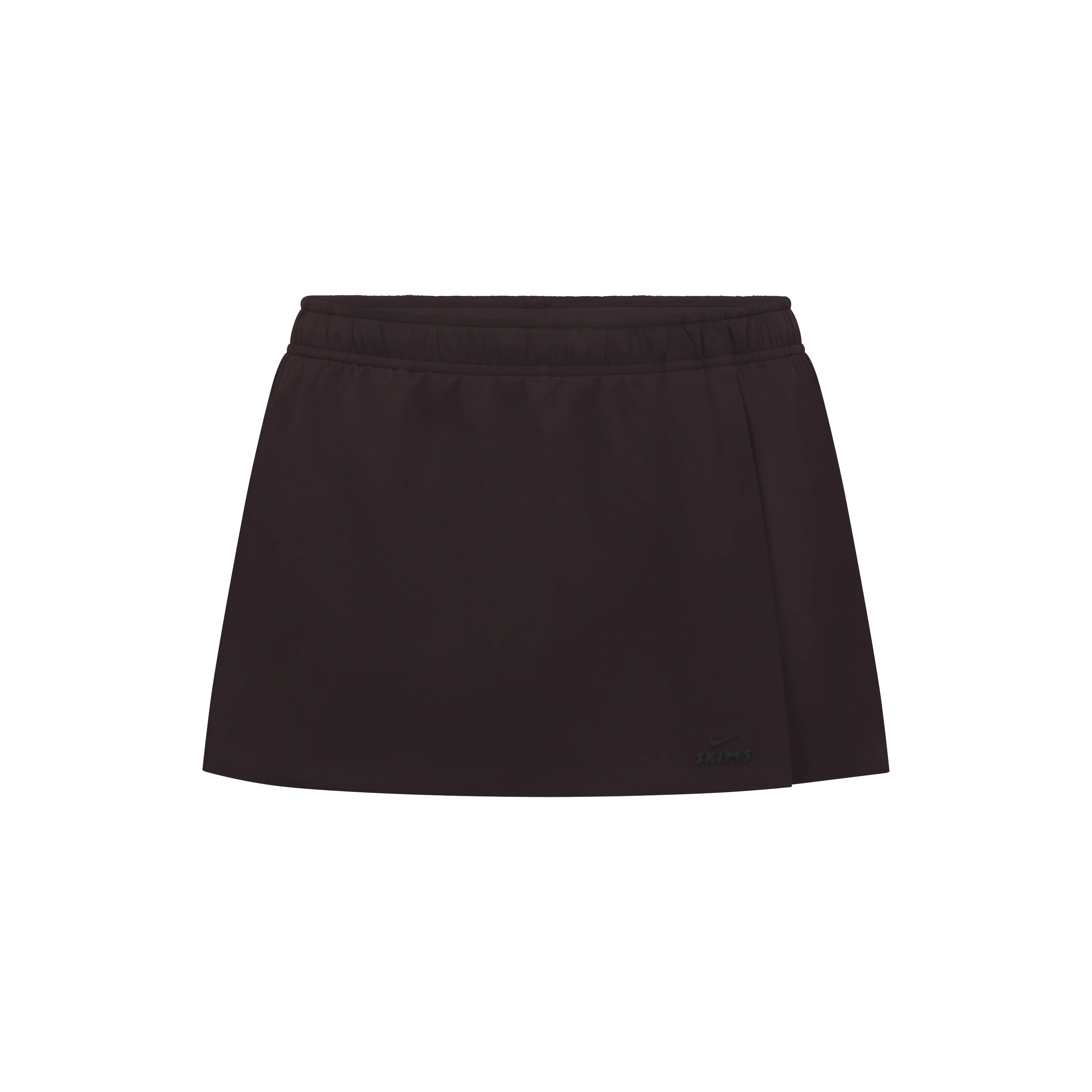 NikeSKIMS STRETCH NYLON SKORT | DARK ROAST