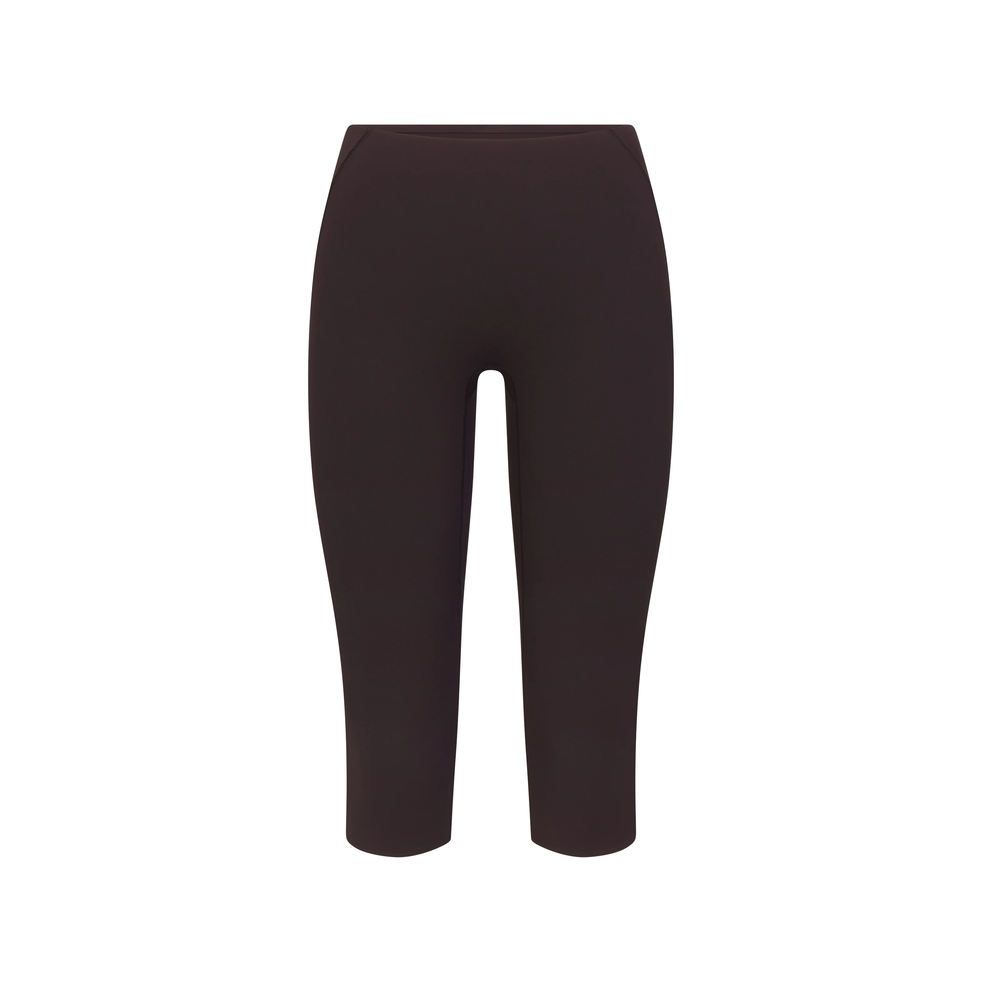 NikeSKIMS STUDIO STRETCH 17" CAPRI LEGGING | DARK ROAST