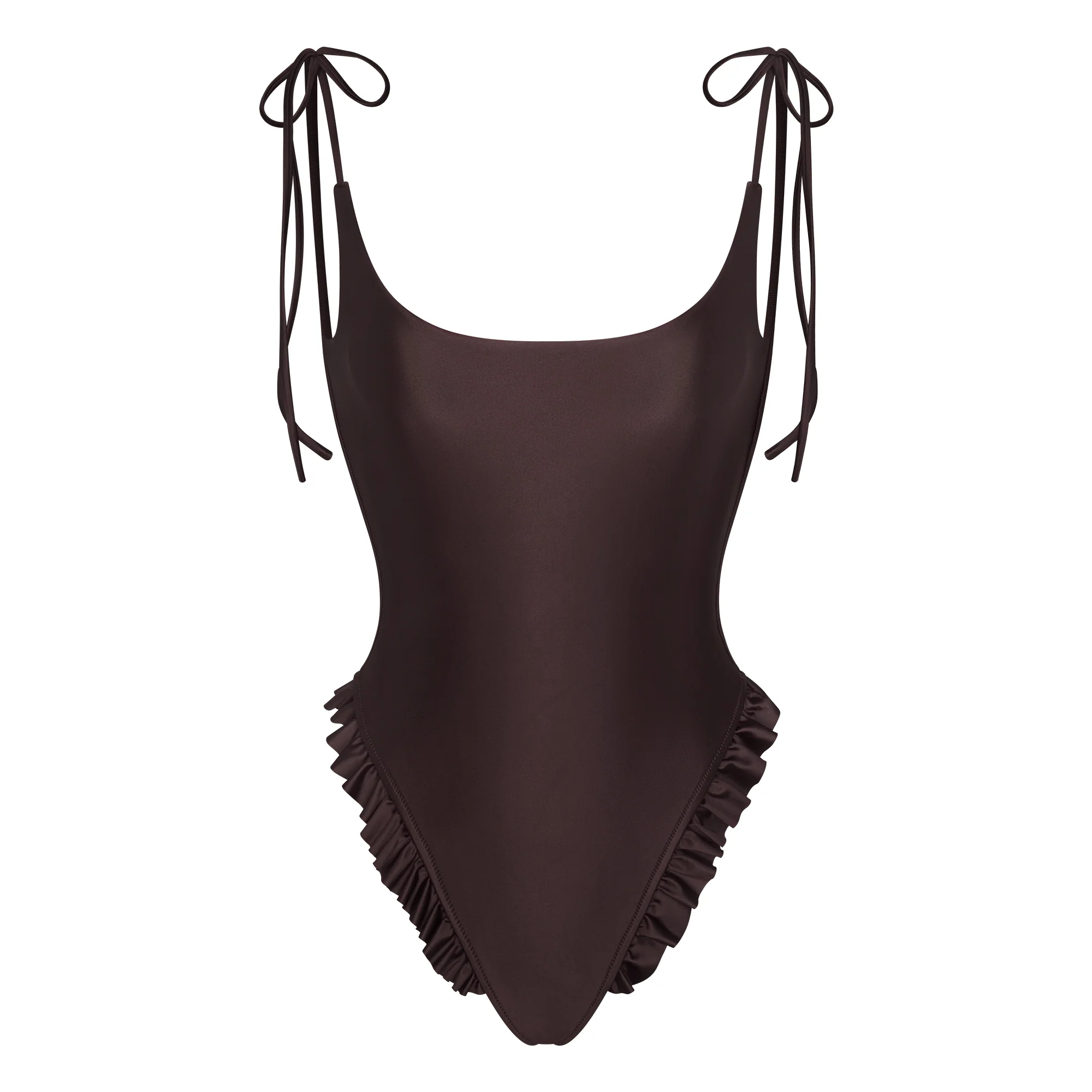 SATIN SWIM LOW BACK ONE PIECE | PHOENIX