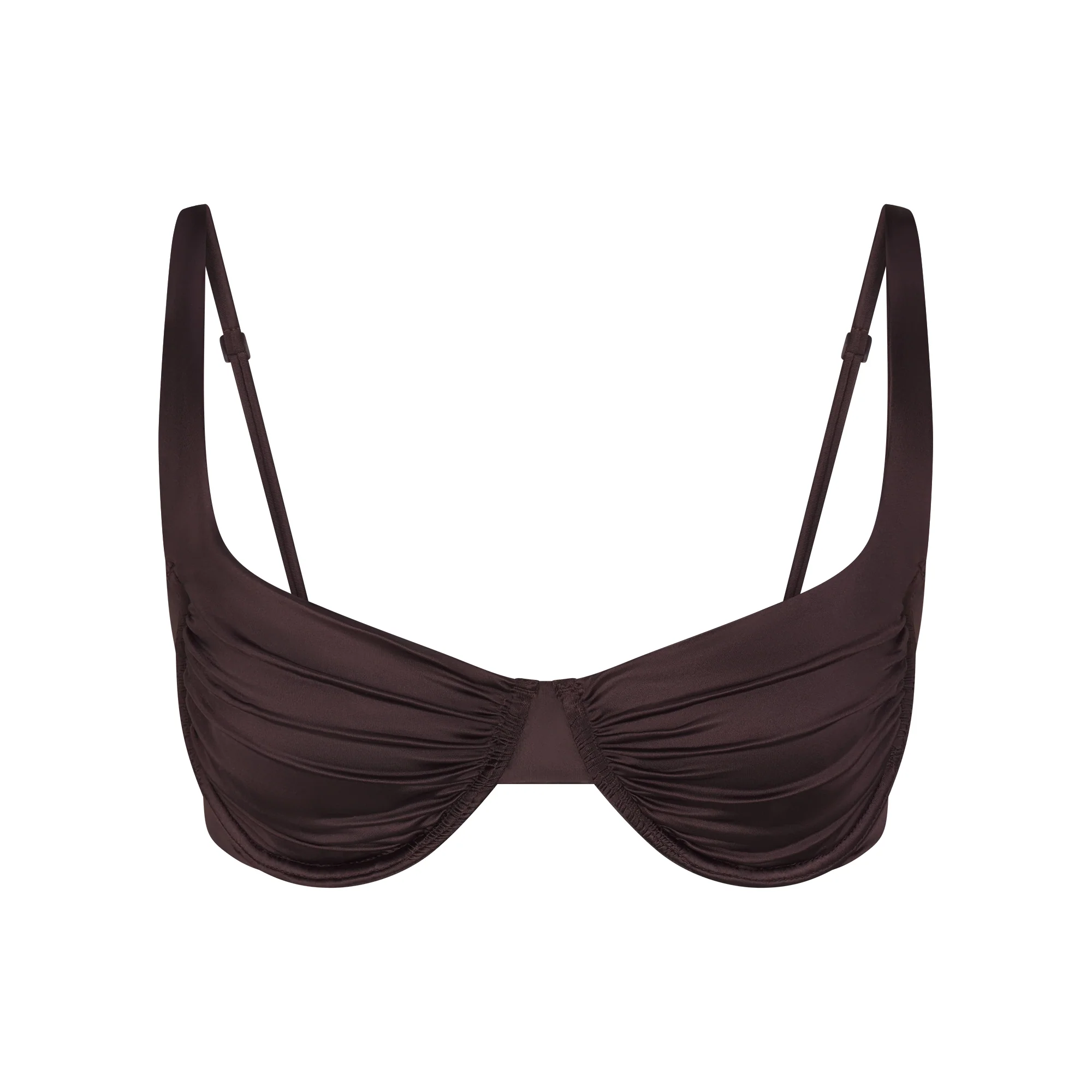 SATIN SWIM BALCONETTE BIKINI TOP | PHOENIX