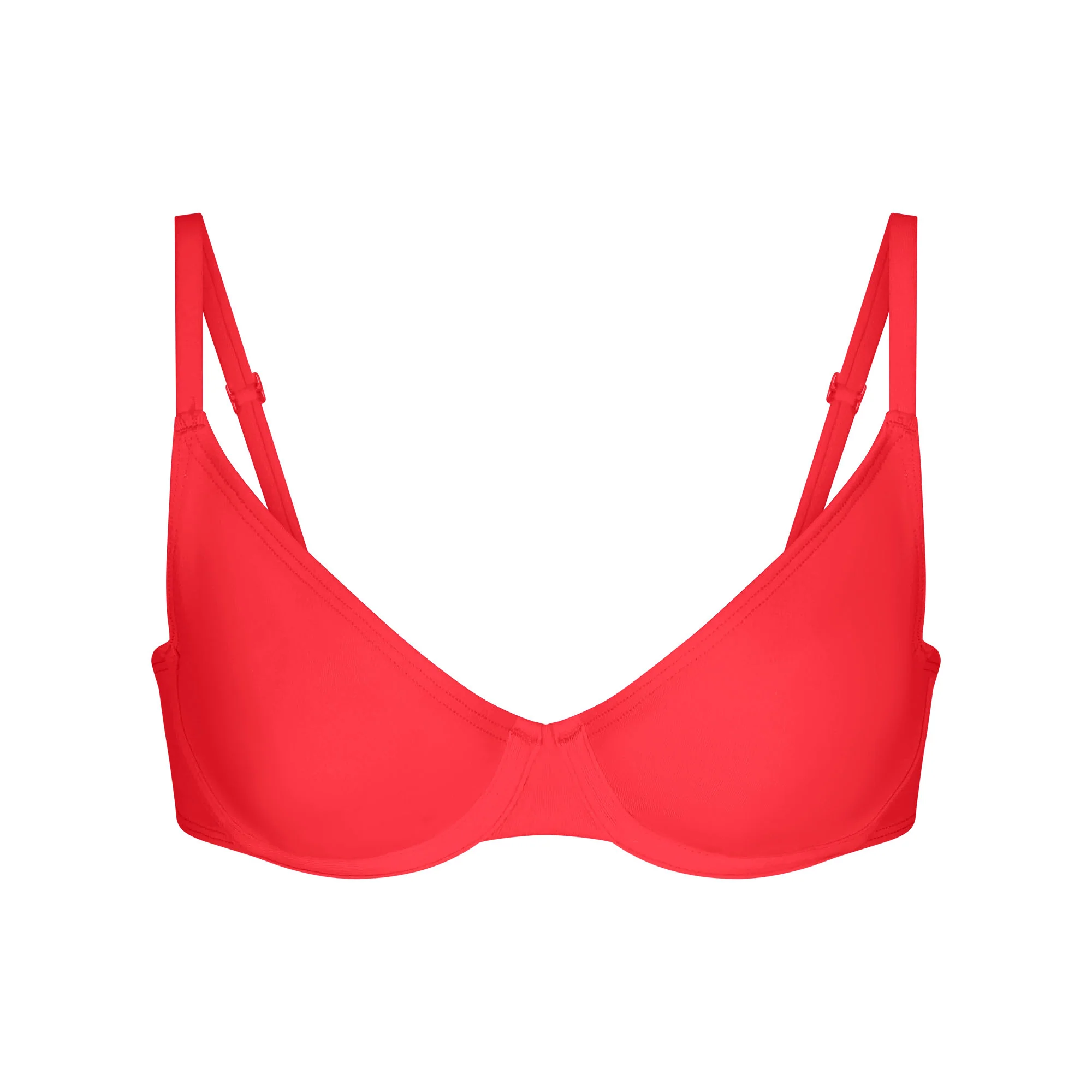 ICONIC SWIM UNDERWIRE BIKINI TOP | CARMINE