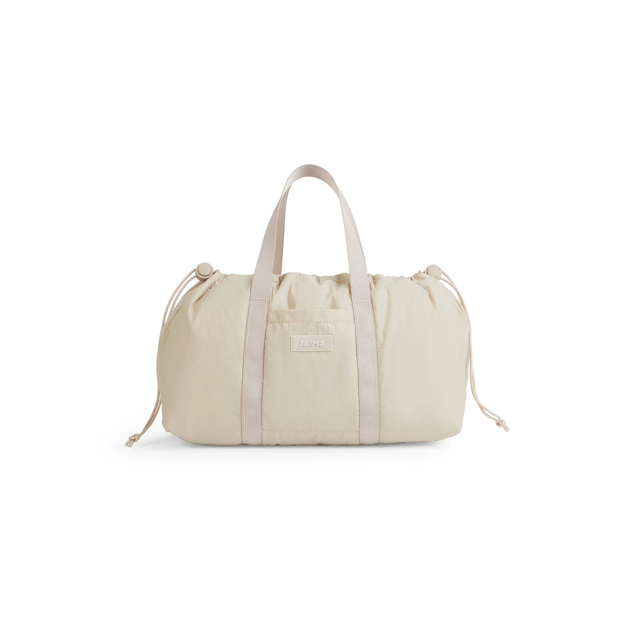 MINI NYLON DRAWSTRING BAG | STONE