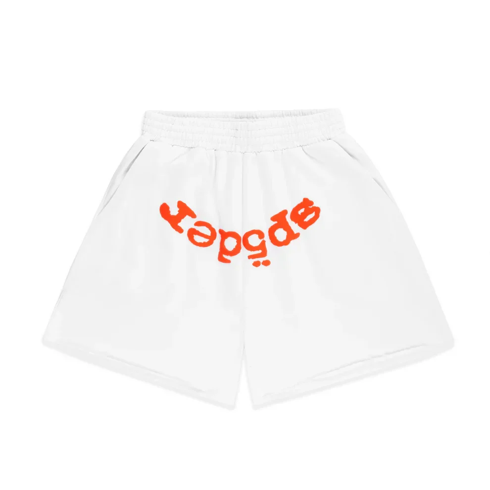 Sp5der OG Web V2 Sweatshort White