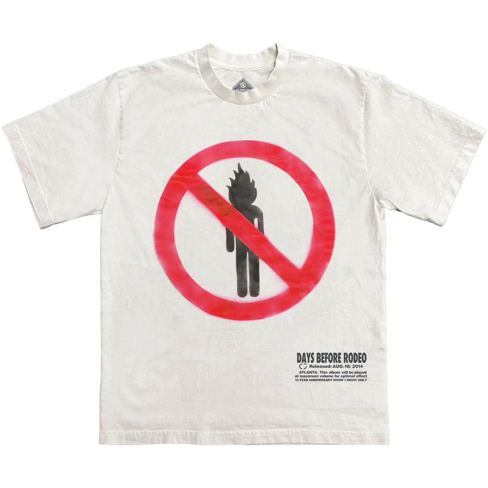 Travis Scott Days Before Rodeo Atlanta Exclusive T-Shirt